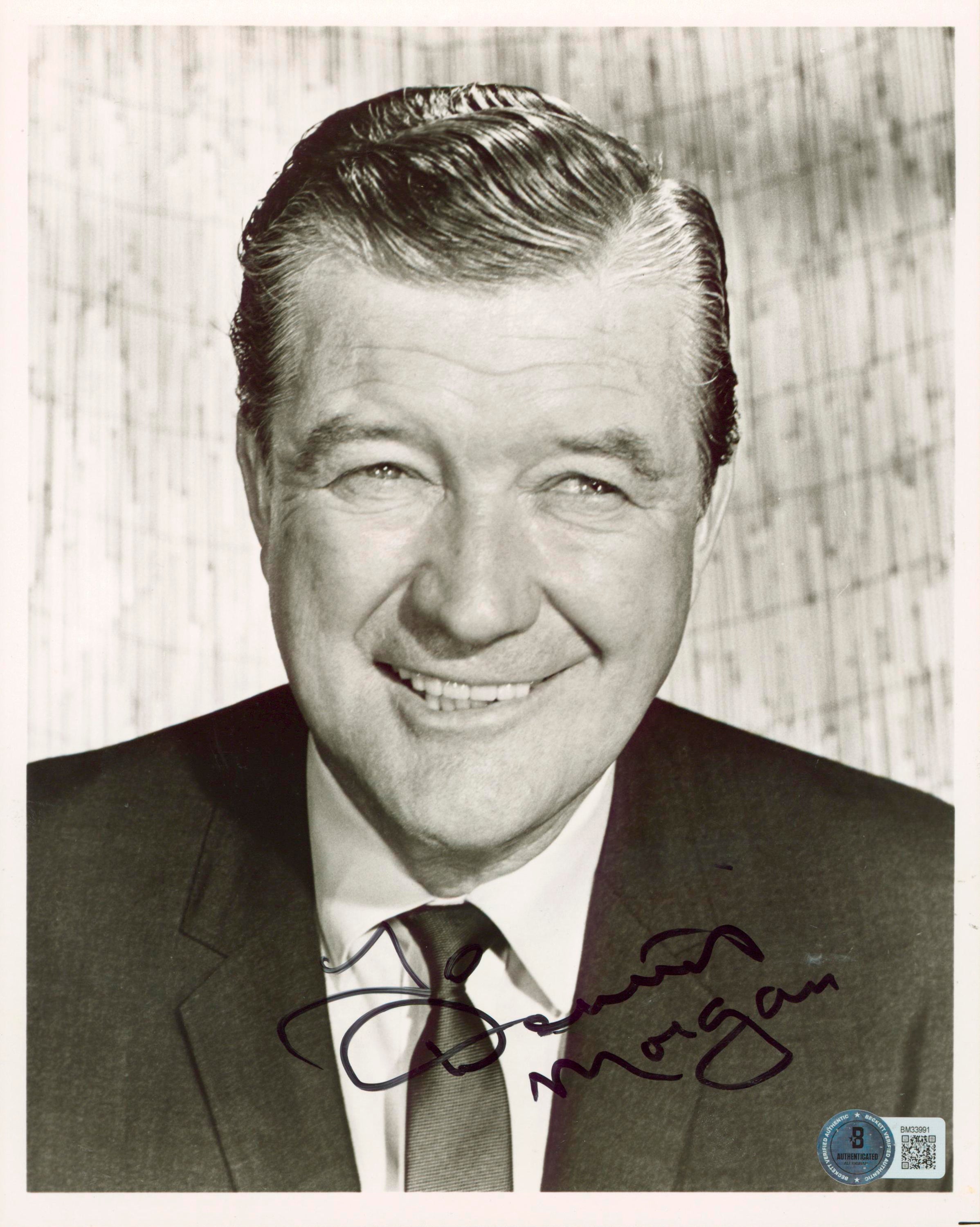 Dennis Morgan Singer Authentic Signed 8x10 Photo Autographed BAS #BM33991