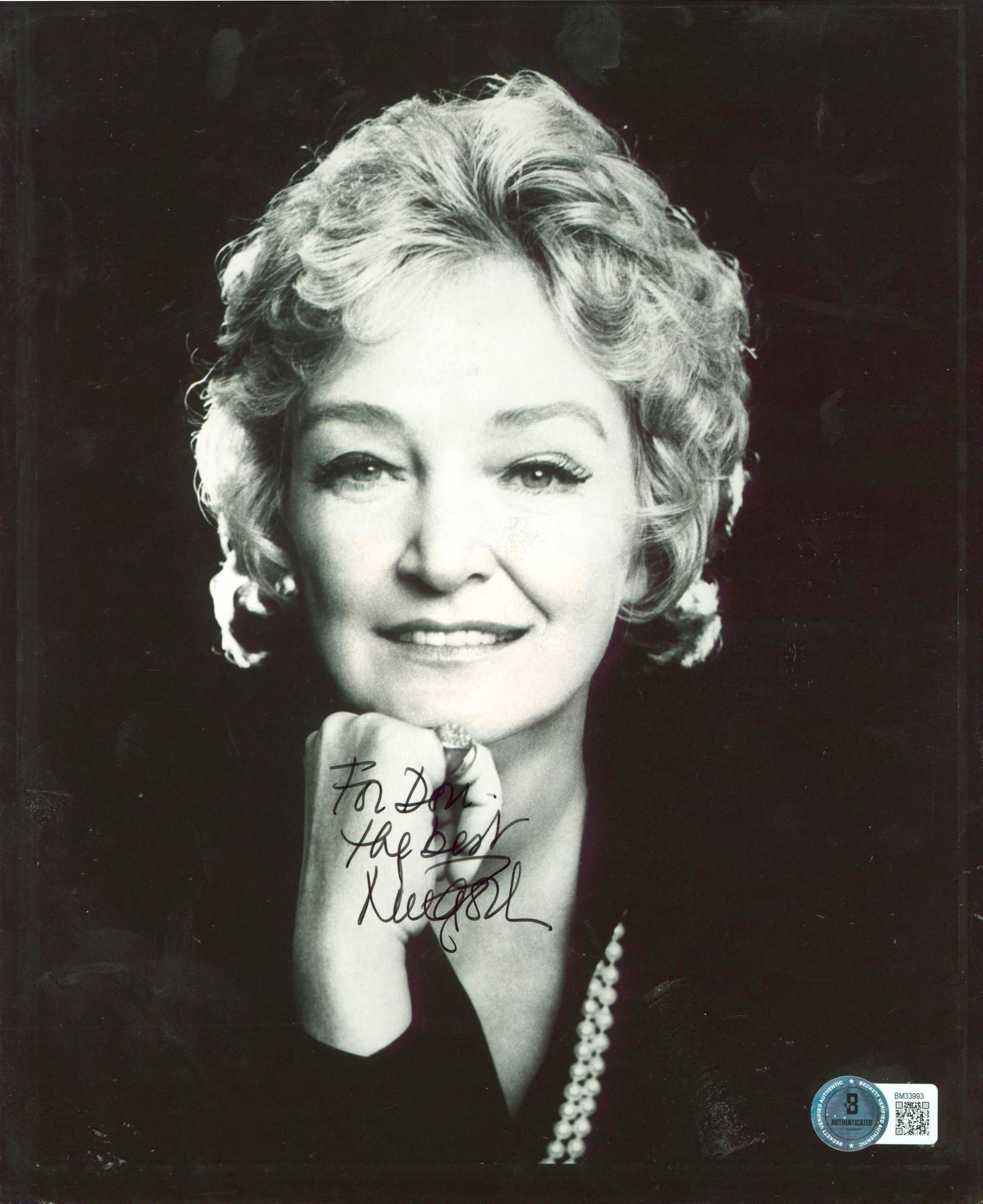 Nina Foch Executive Suite "The Best" Signed 8x10 Photo Autographed BAS #BM33993