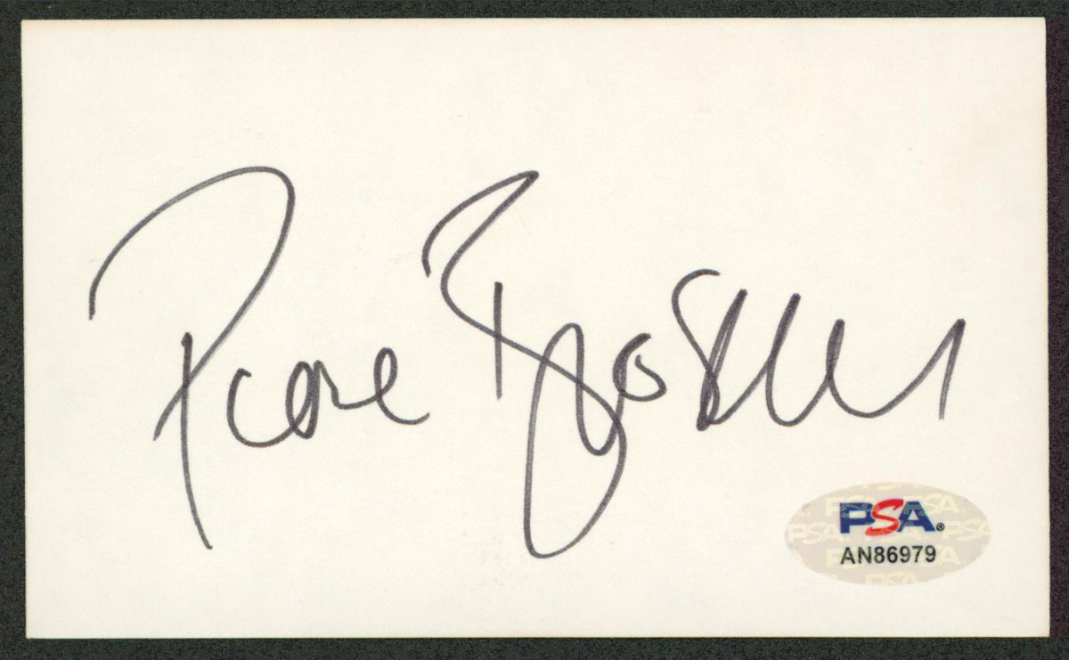 Pierce Brosnan GoldenEye Signed 3x5 Index Card Autographed PSA/DNA #AN86979