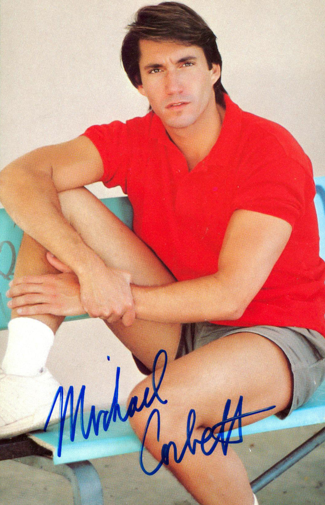 Michael Corbett The Young and the Restless Signed 3.5x5.5 Postcard BAS #BM03299