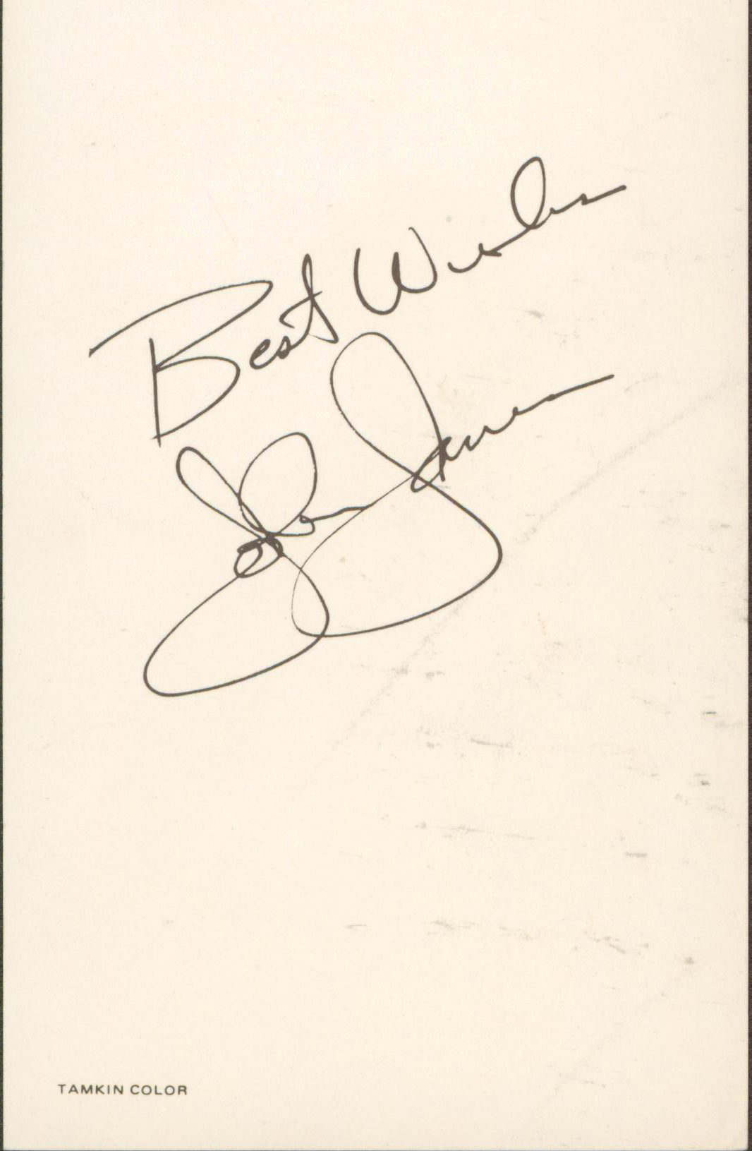 John James Dynasty Authentic Signed 3.5x5.5 Photo Autographed BAS #BM03294