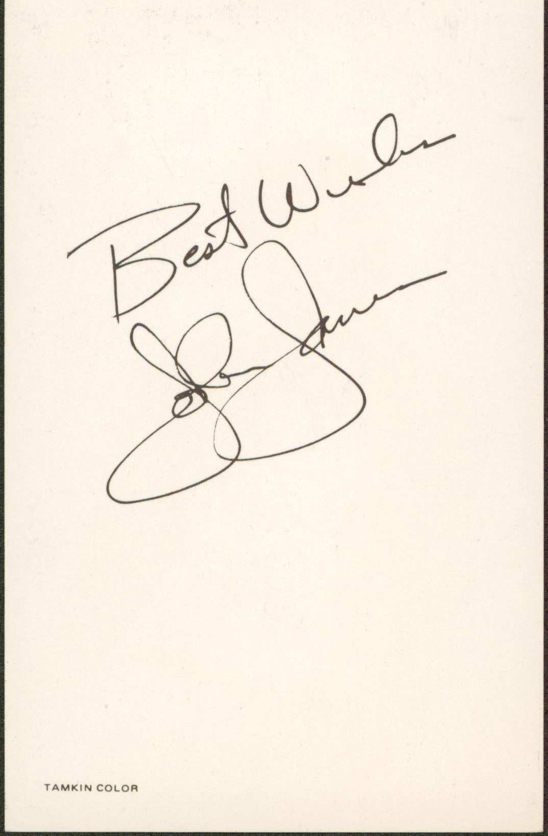 John James Dynasty Authentic Signed 3.5x5.5 Photo Autographed BAS #BM03295