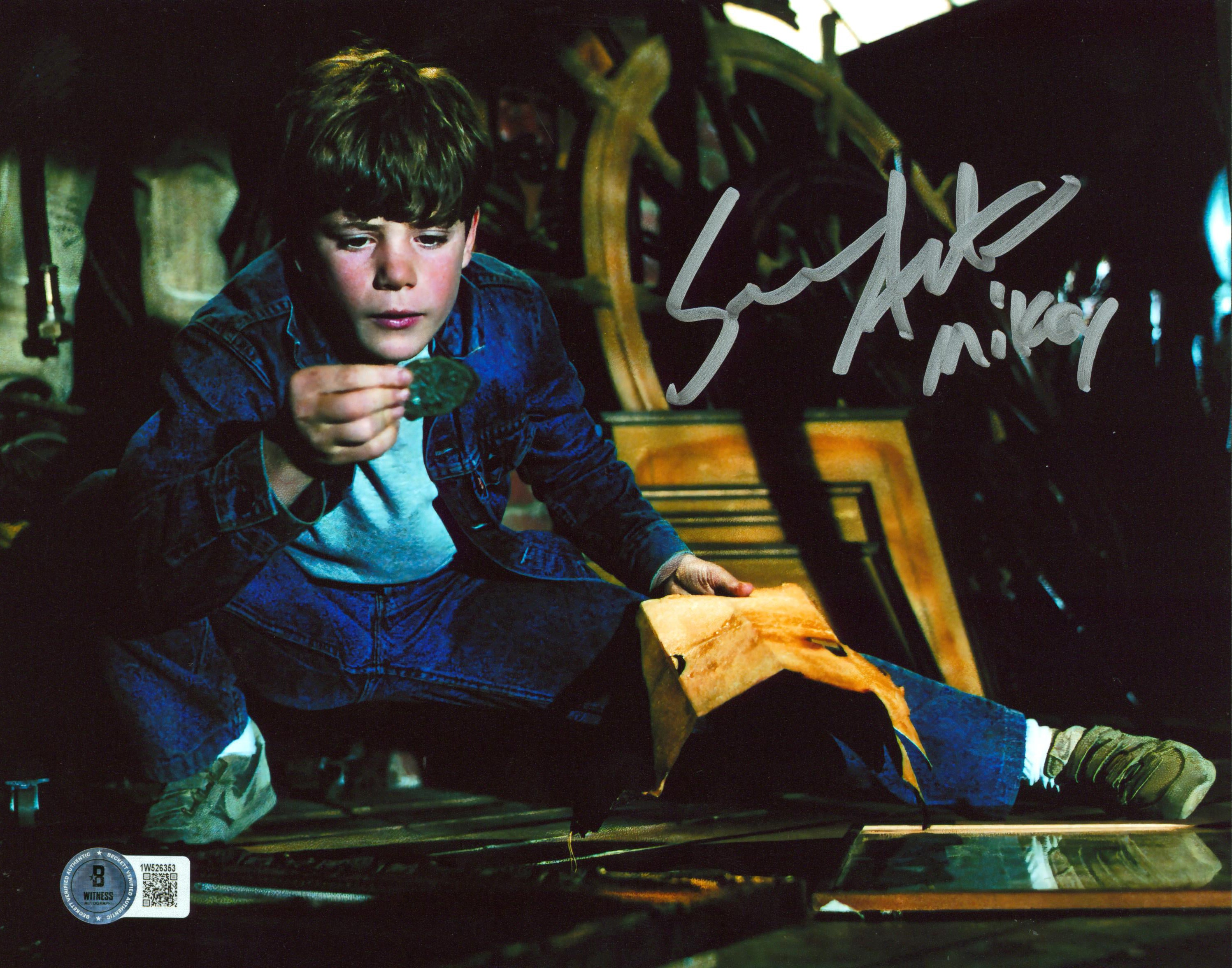 Sean Astin The Goonies "Mikey" Authentic Signed 8x10 Photo BAS Witnessed