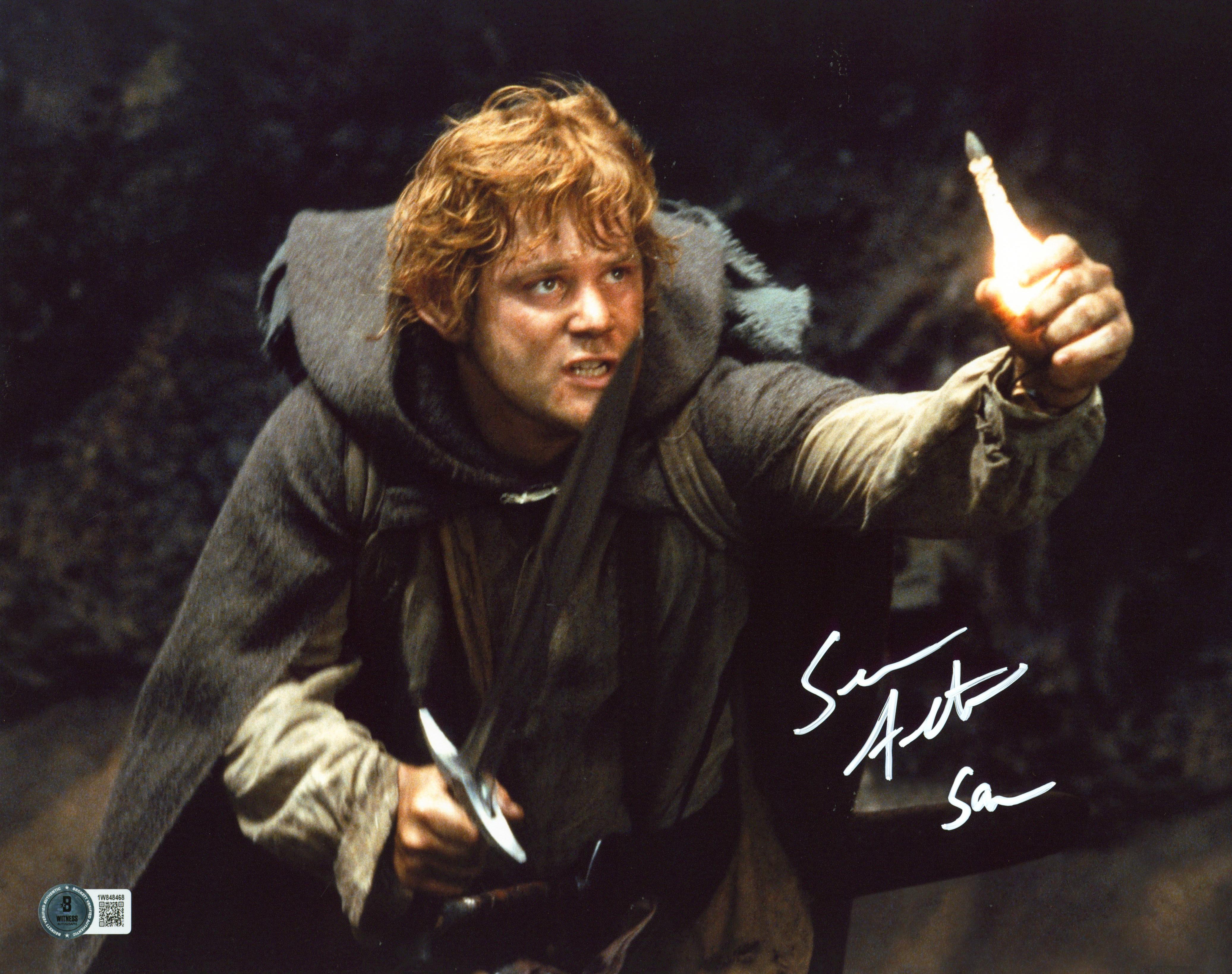 Sean Astin Lord of the Rings "Sam" Authentic Signed 11x14 Photo BAS Witnessed