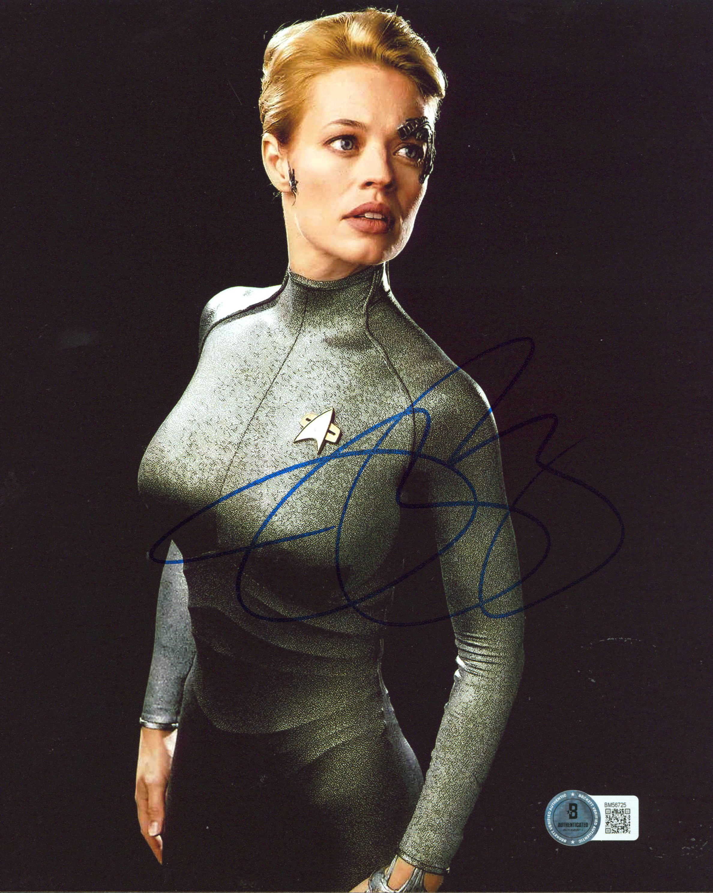Jeri Ryan Star Trek Voyager Authentic Signed 8x10 Vertical Photo Autographed BAS