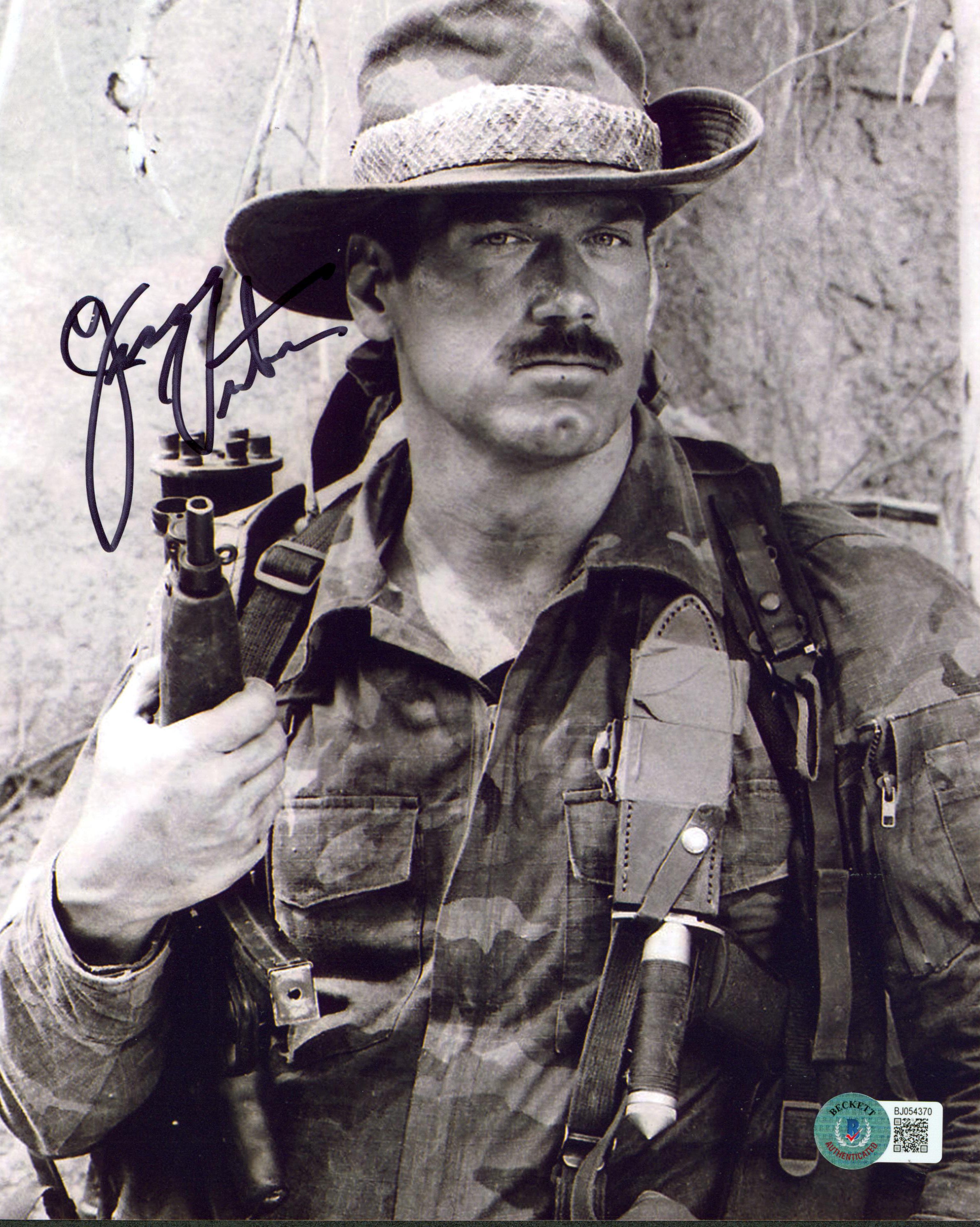 Jesse Ventura Predator Authentic Signed 8x10 Vertical Photo Autographed BAS 1