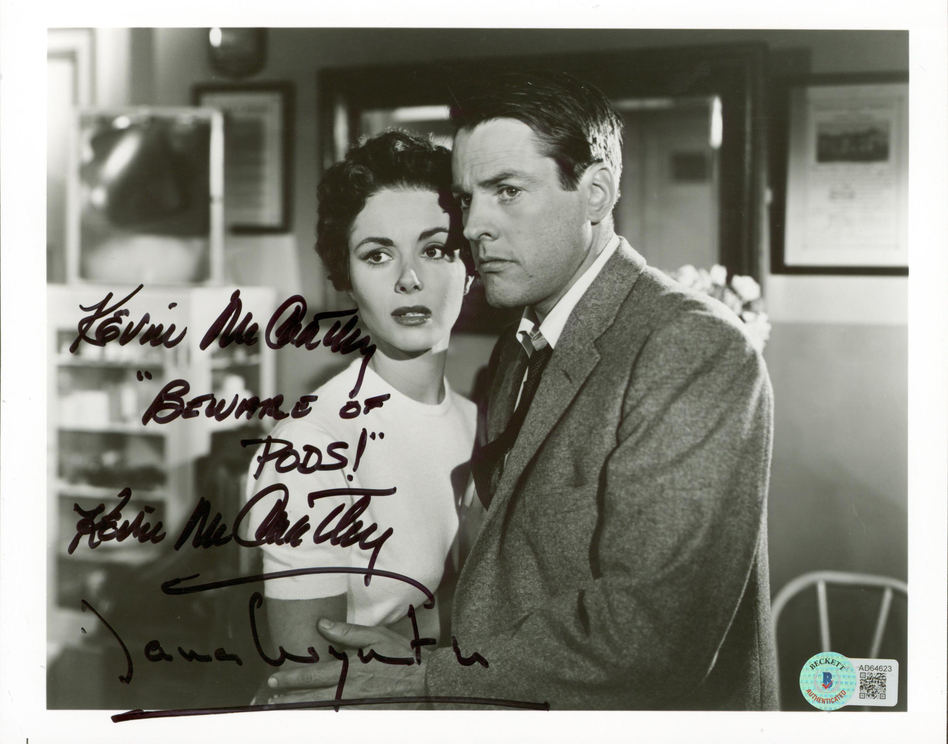 Invasion of the Body Snatchers (2) McCarthy & Wynter Signed 8x10 Photo BAS