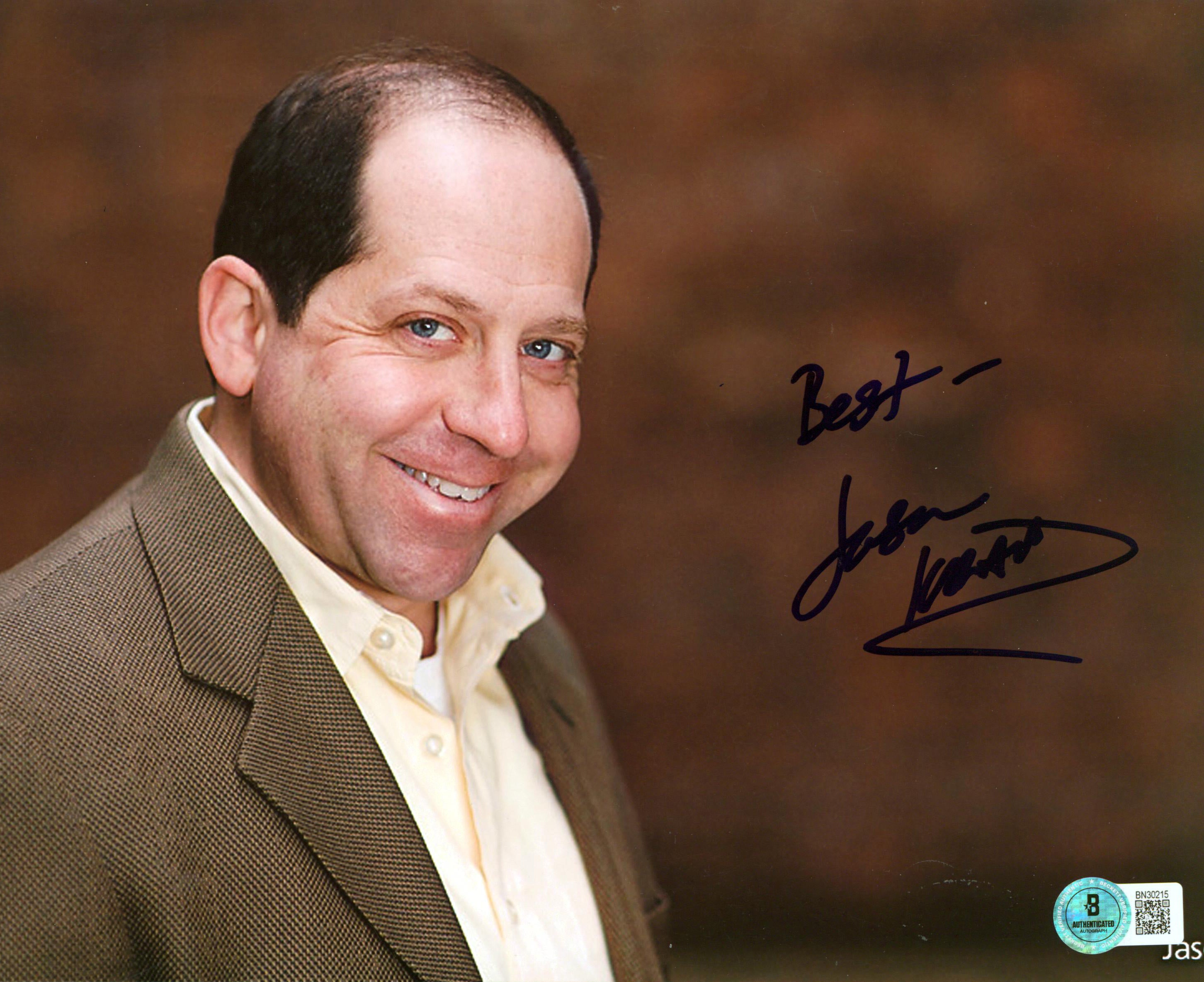 Jason Kravits The Practice "Best" Authentic Signed 8x10 Photo BAS #BN30215