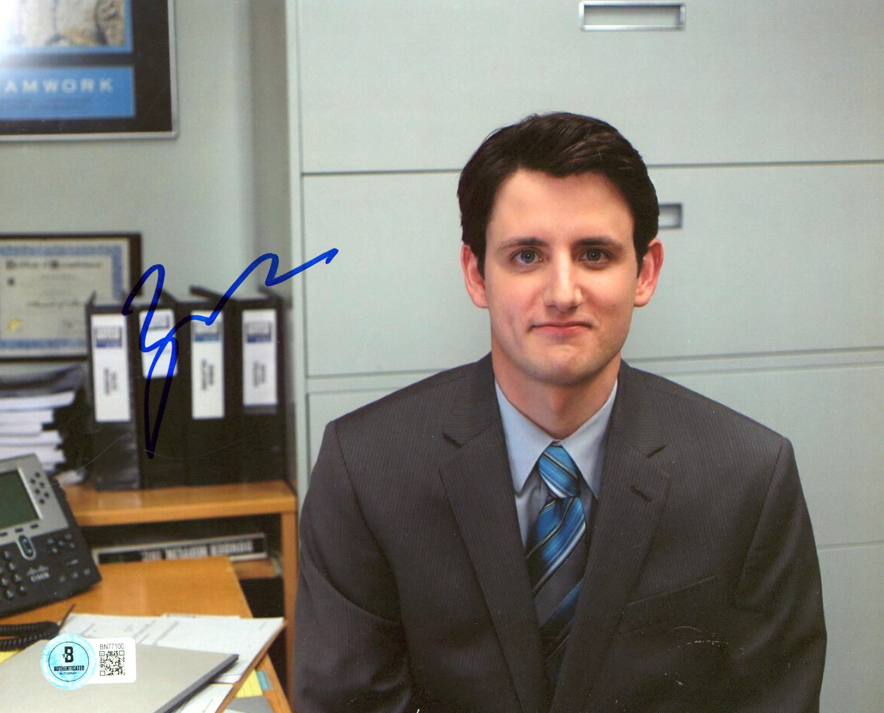 Zach Woods The Office Authentic Signed 8x10 Photo Autographed BAS #BN77100