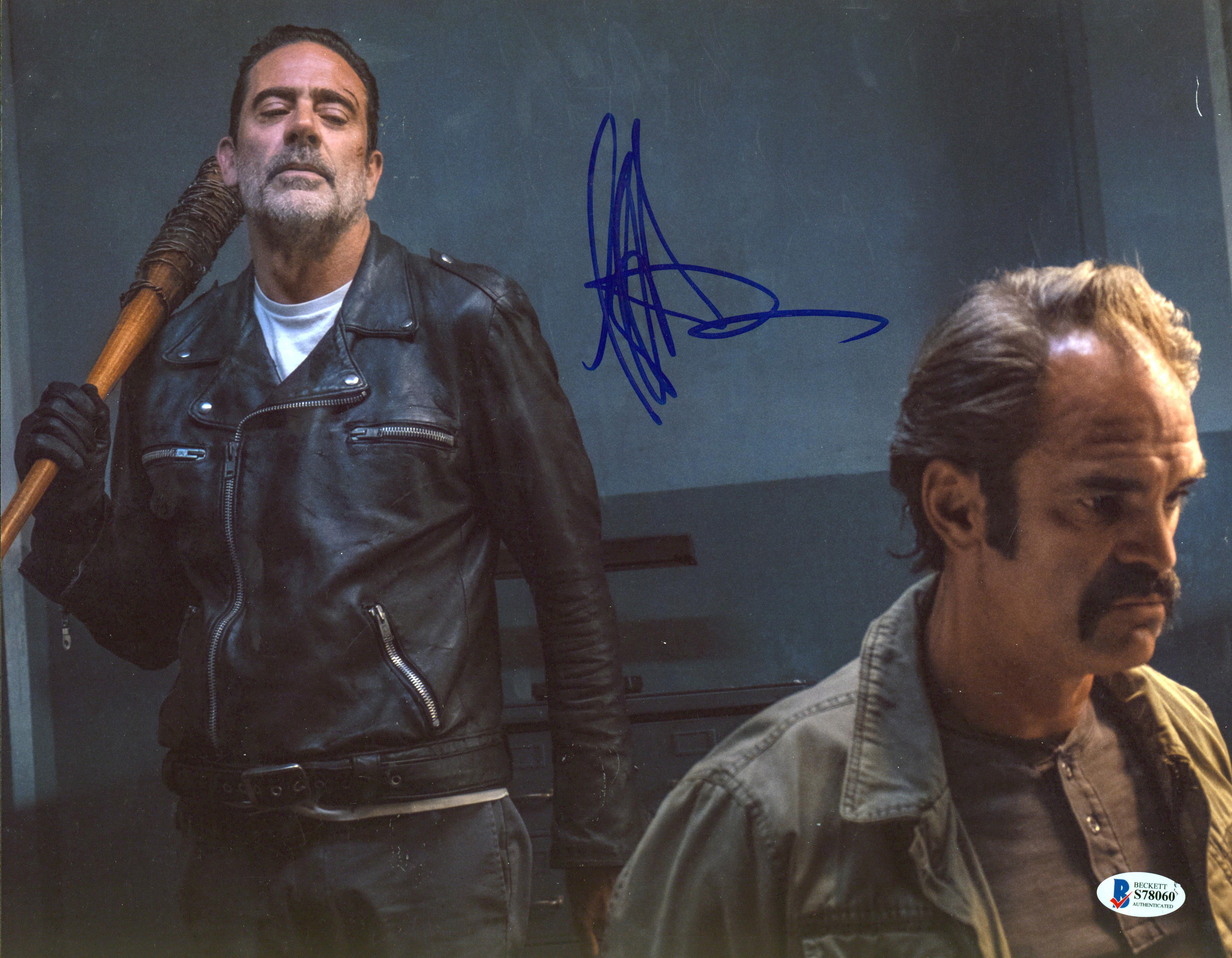 Jeffrey Dean Morgan The Walking Dead Authentic Signed 11x14 Photo BAS #S78060