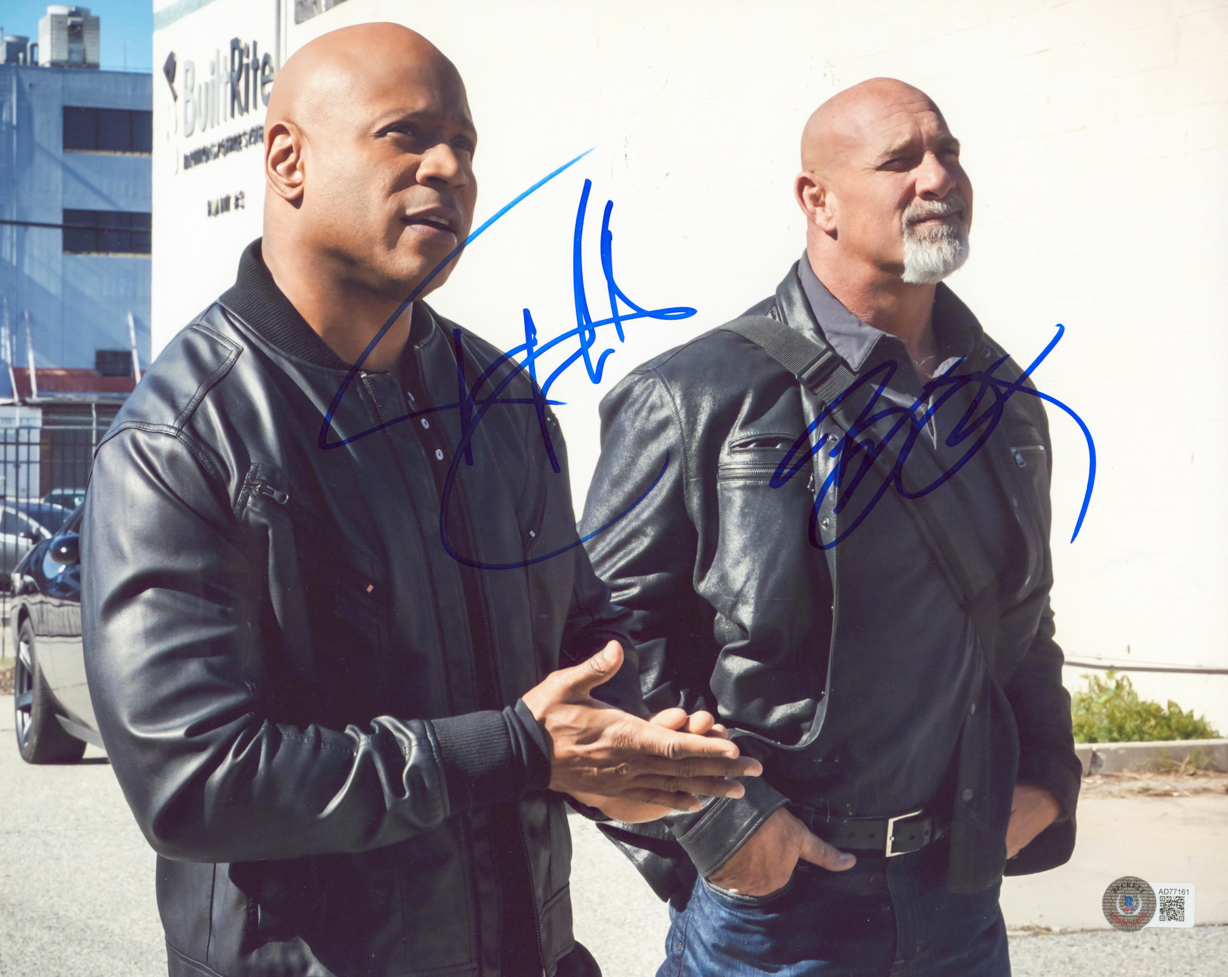 Bill Goldberg & L.L. Cool J NCIS: Los Angeles Signed 11x14 Photo BAS #AD77161