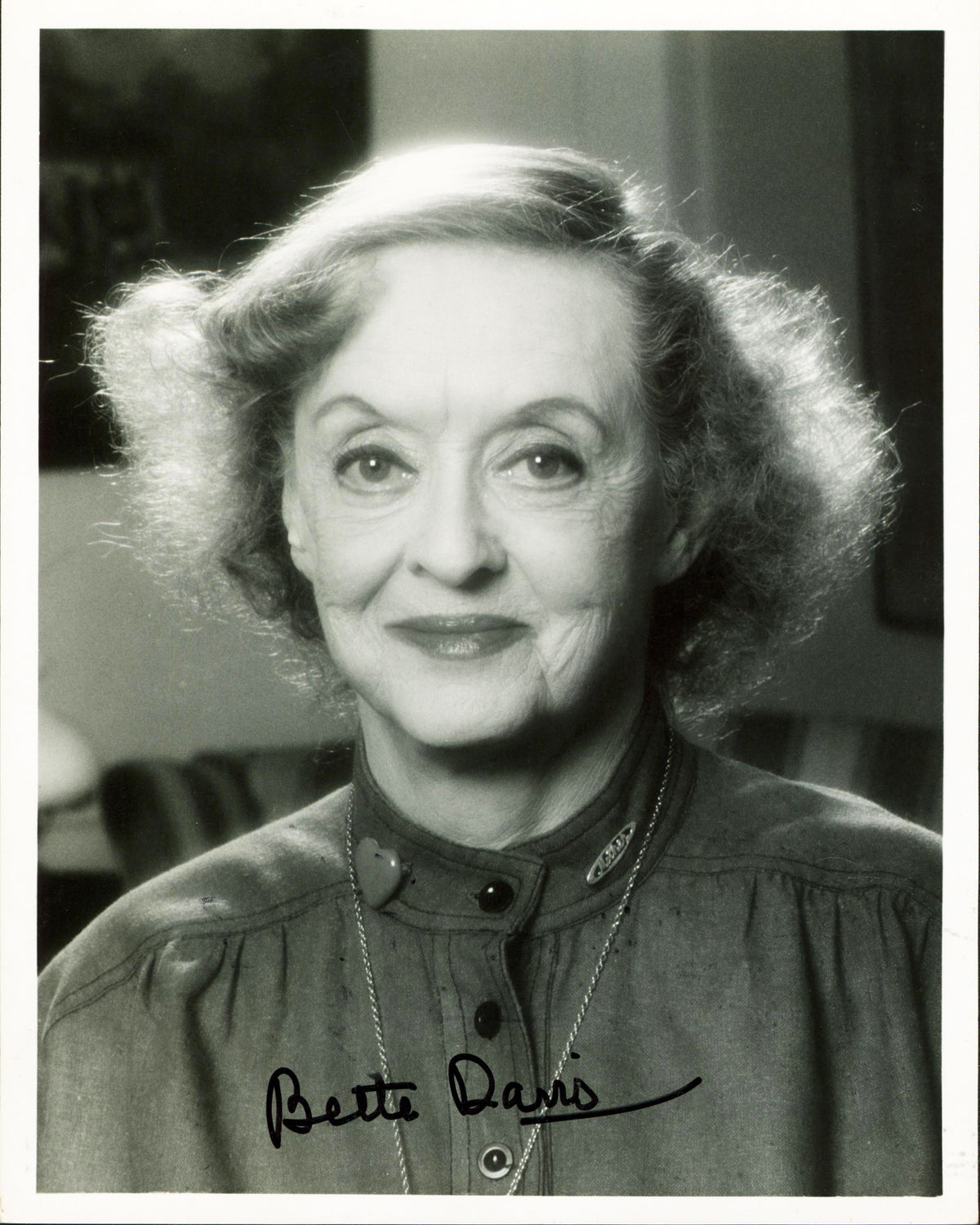 Bette Davis What Ever Happened To Baby Jane Signed 8x10 Photo JSA #AR36692