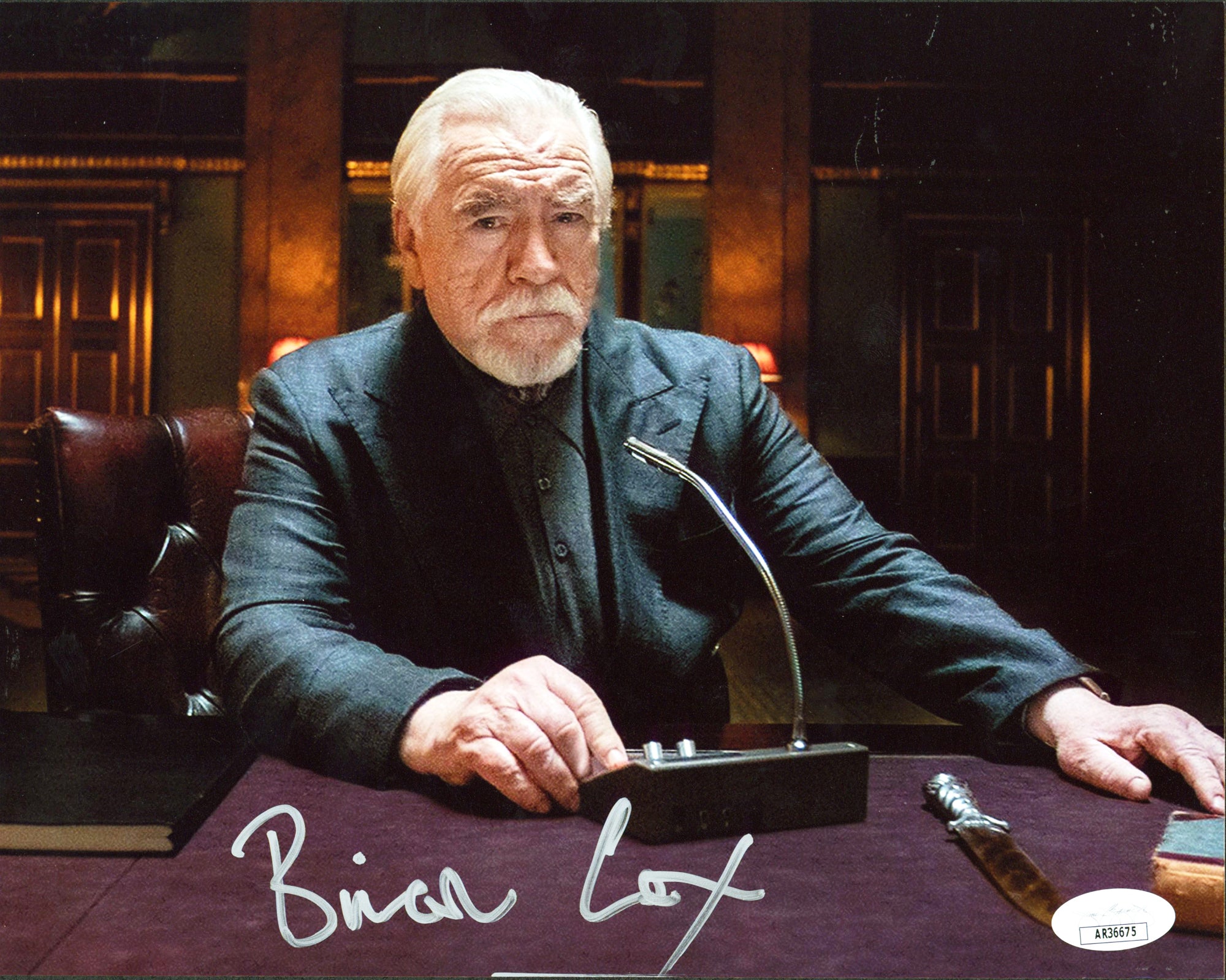 Brian Cox Succession Authentic Signed 8x10 Photo Autographed JSA #AR36675