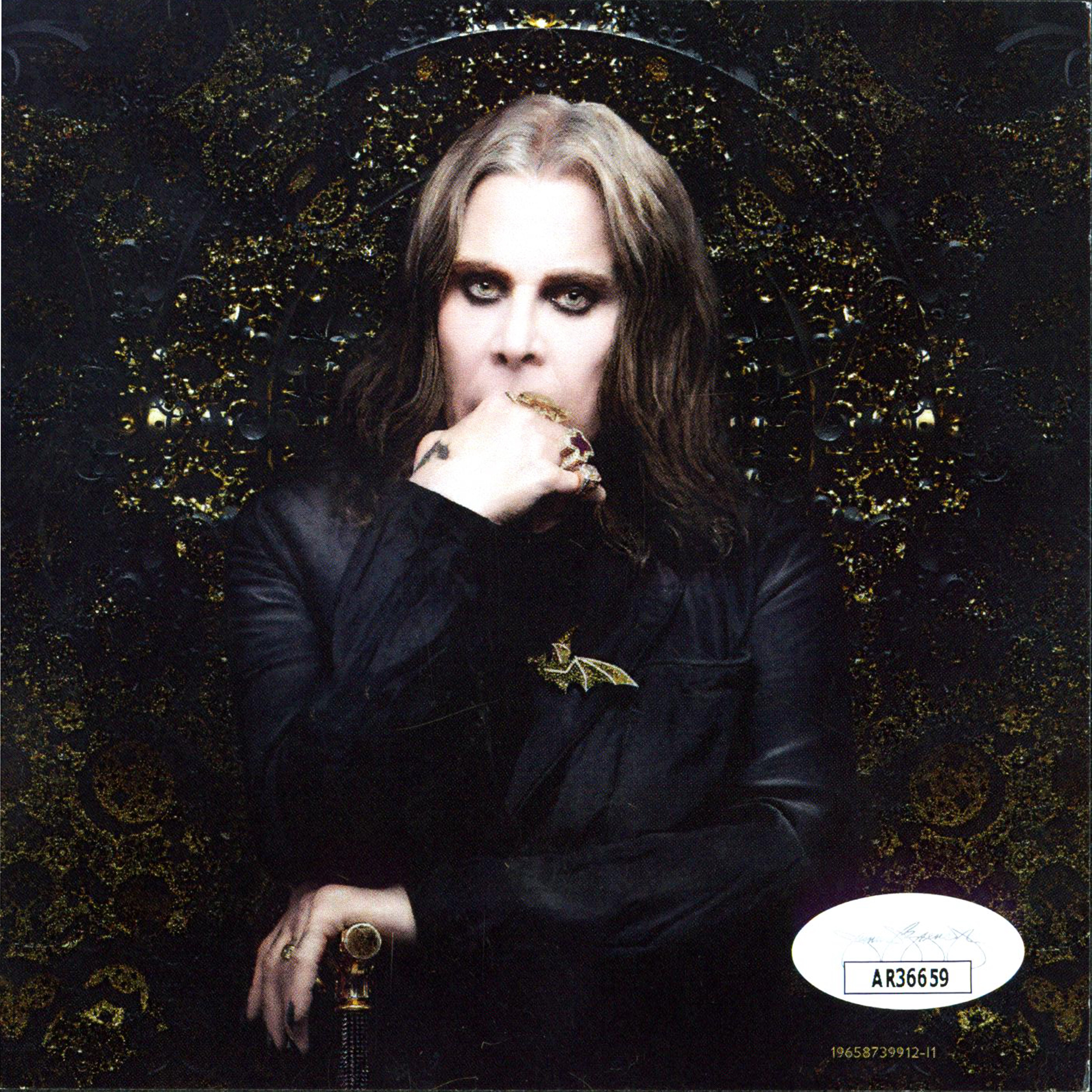 Ozzy Osbourne Authentic Signed Patient Number 9 Cd Cover JSA #AR36659