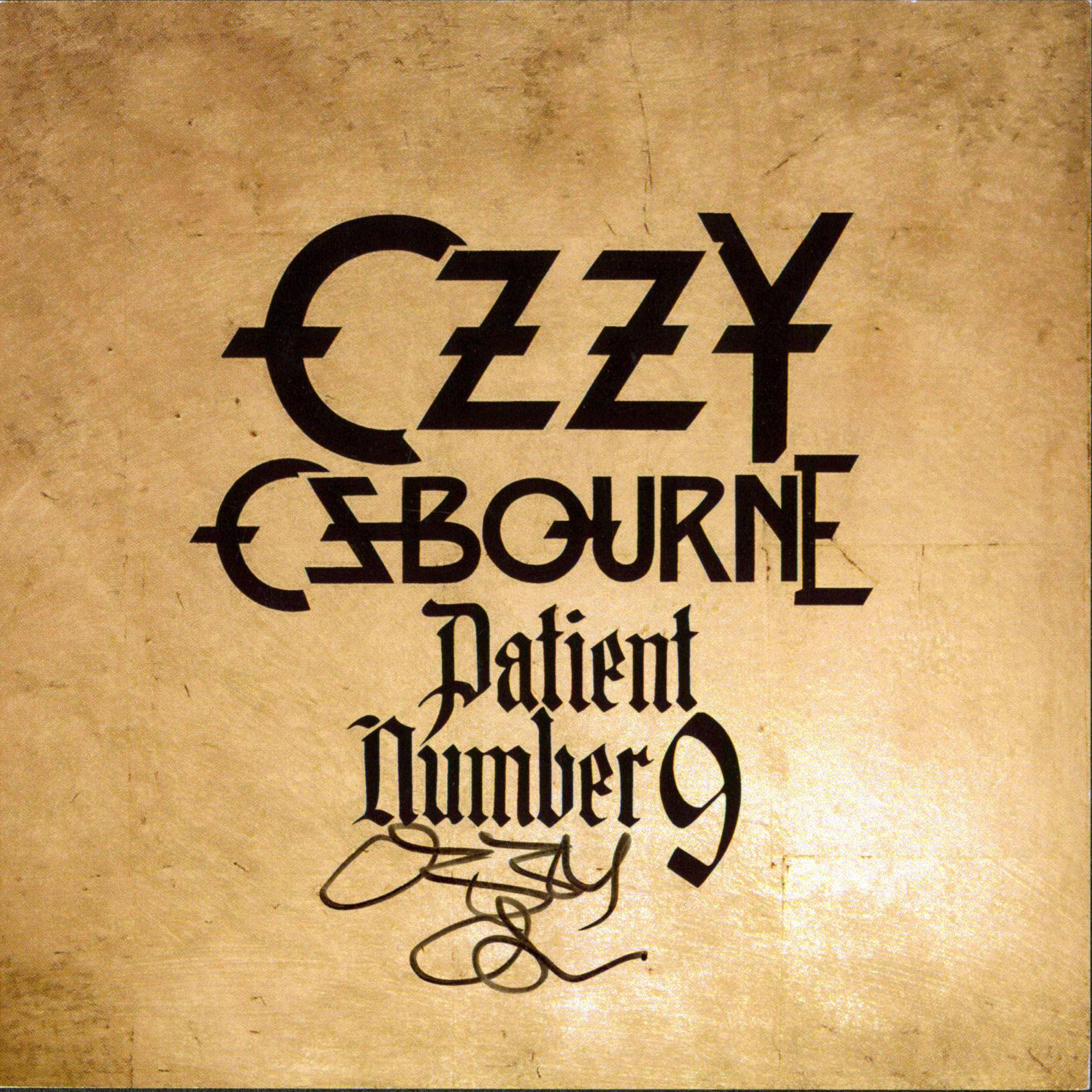 Ozzy Osbourne Authentic Signed Patient Number 9 Cd Cover JSA #AR36659