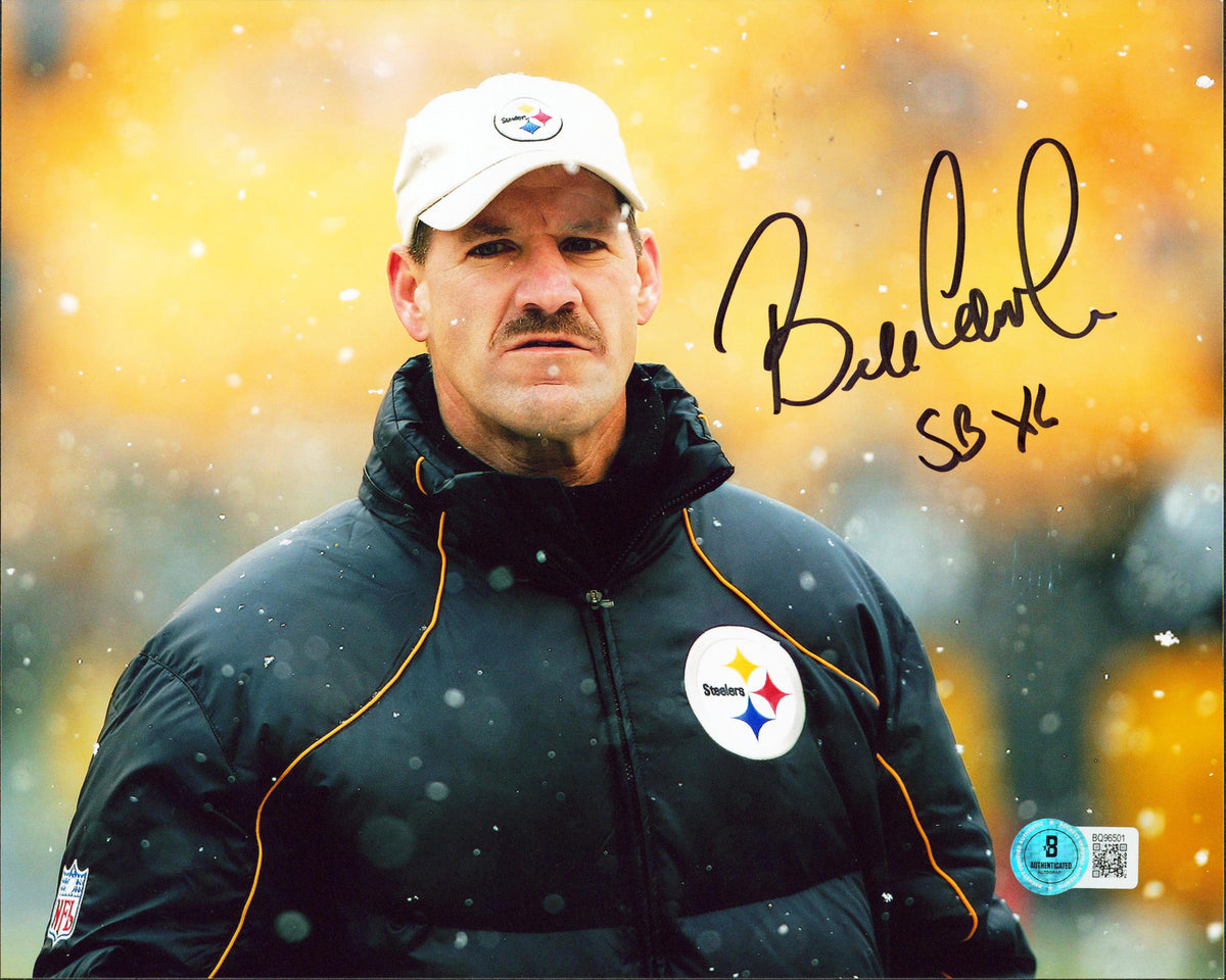 Steelers Bill Cowher Authentic Signed 8x10 Horizontal Photo Autographed BAS 1