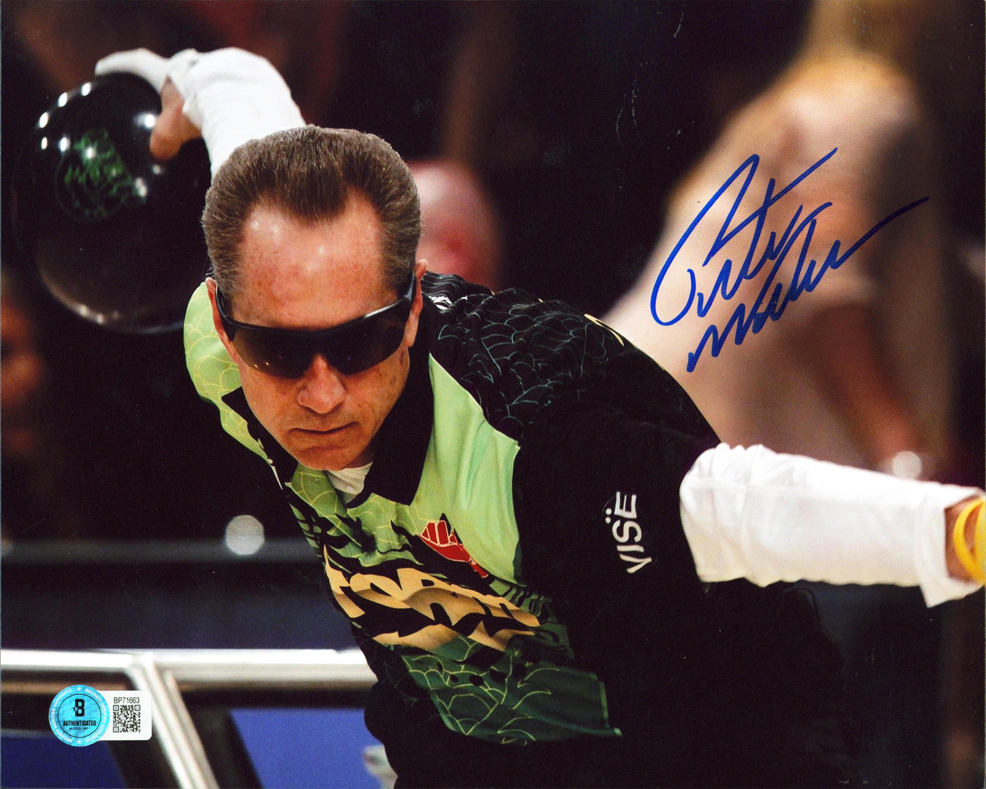 Pete Weber Authentic Signed 8x10 Horizontal Photo Autographed BAS 1