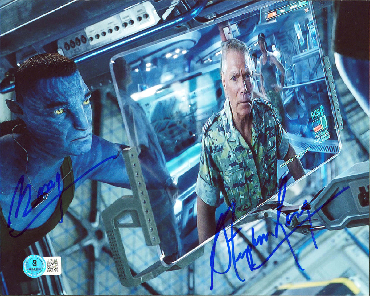 Stephen Lang Avatar Authentic 2x Signed 8x10 Horizontal Photo Autographed BAS