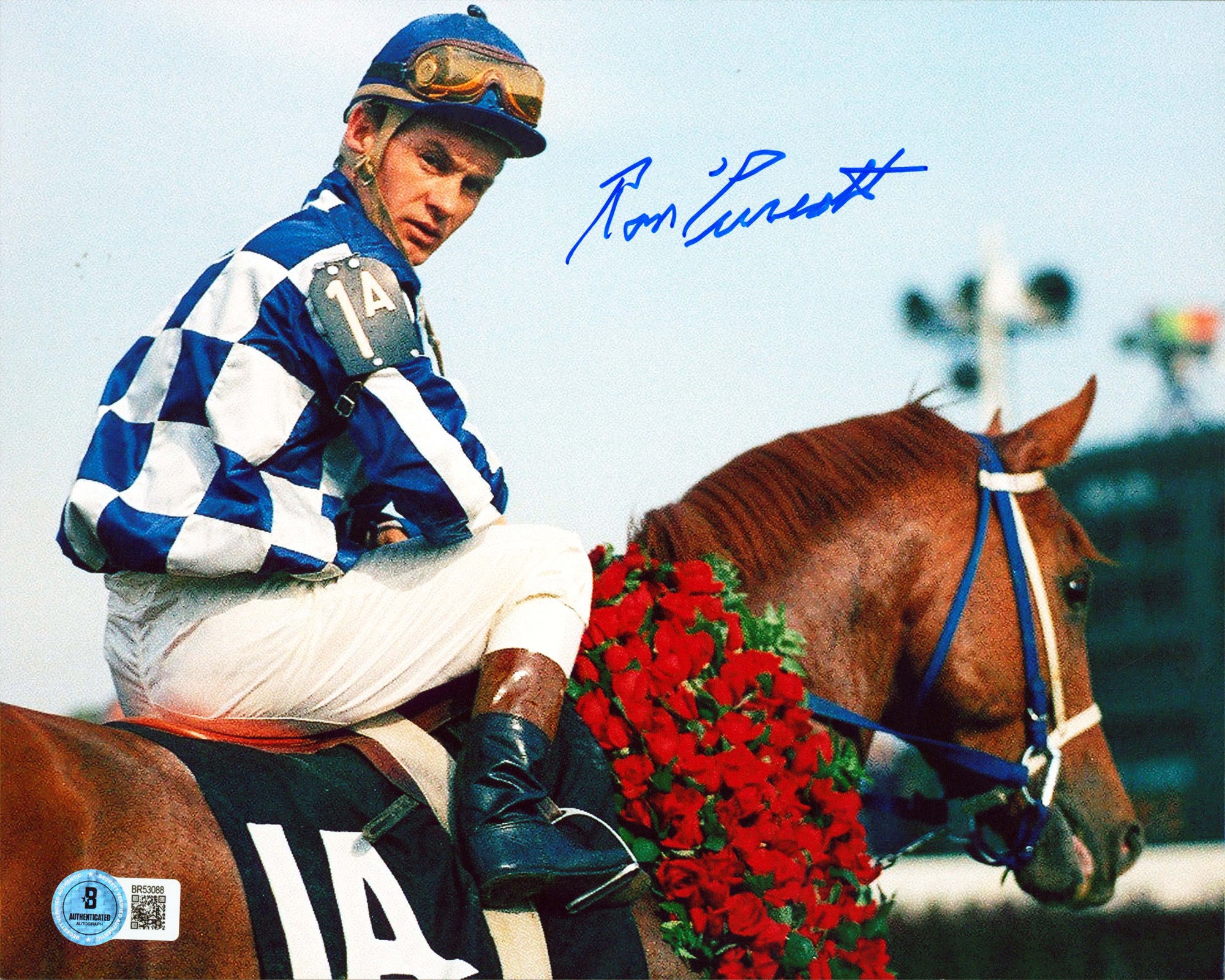 Ron Turcotte Authentic Signed 8x10 Horizontal Photo BAS #BR53088