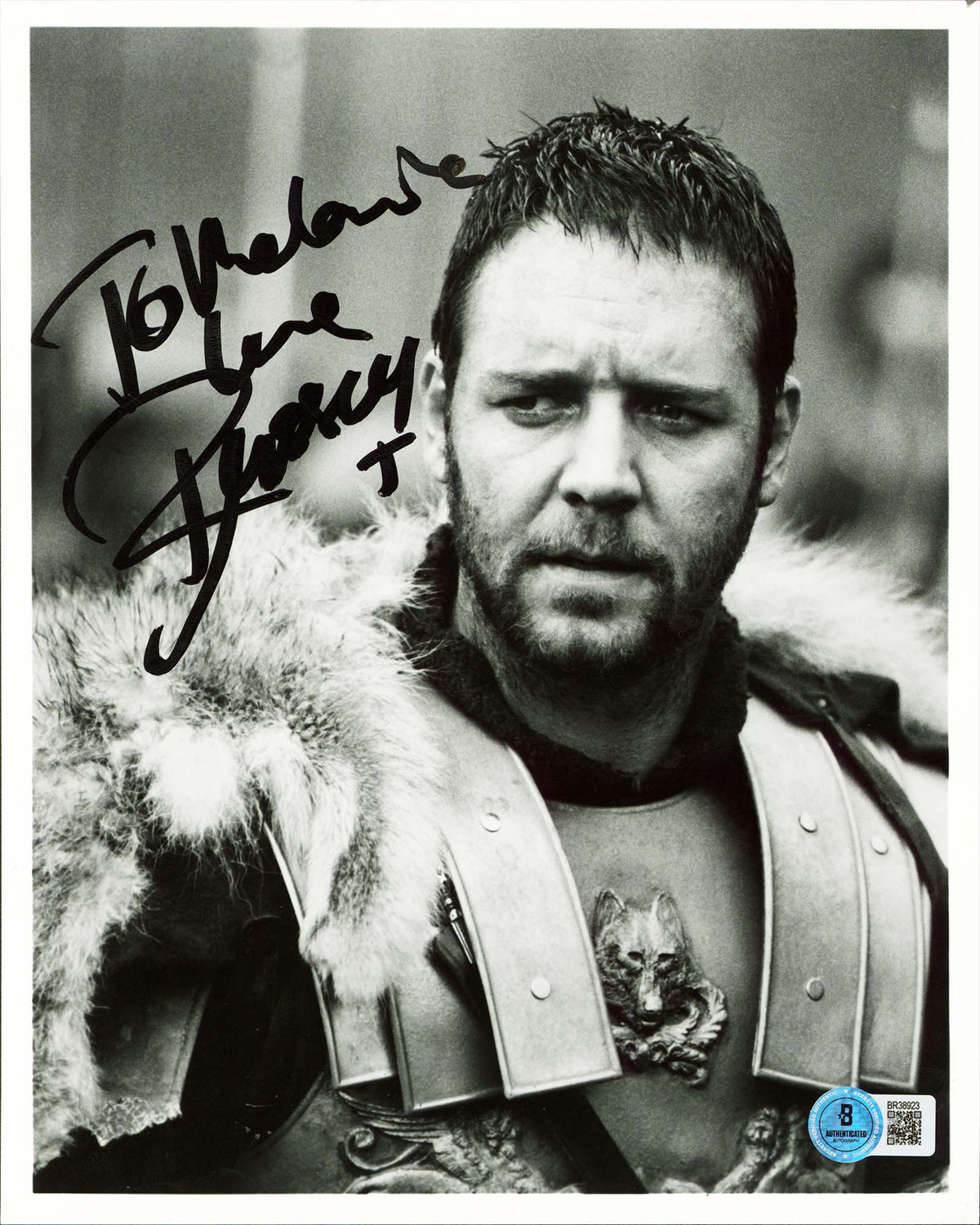 Russell Crowe Gladiator "To Melanie Love" Signed 8x10 Photo BAS #BR38923