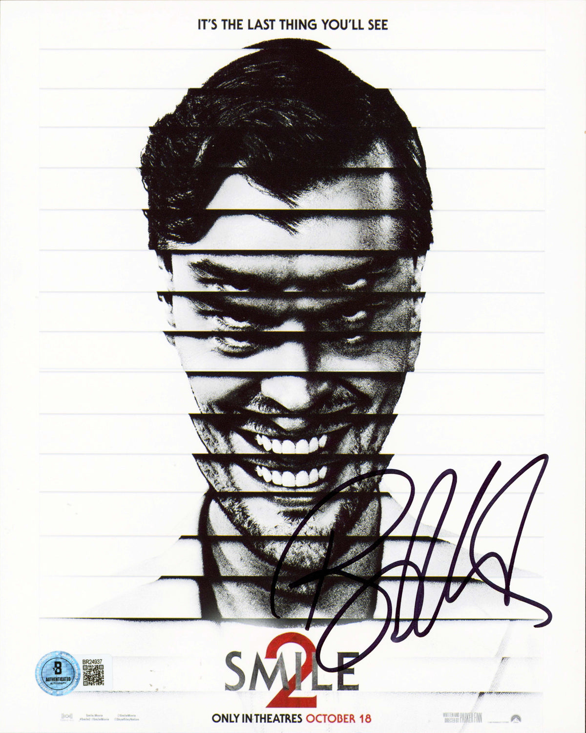 Ray Nicholson Smile 2 Authentic Signed 8x10 Vertical Photo BAS #BR24937