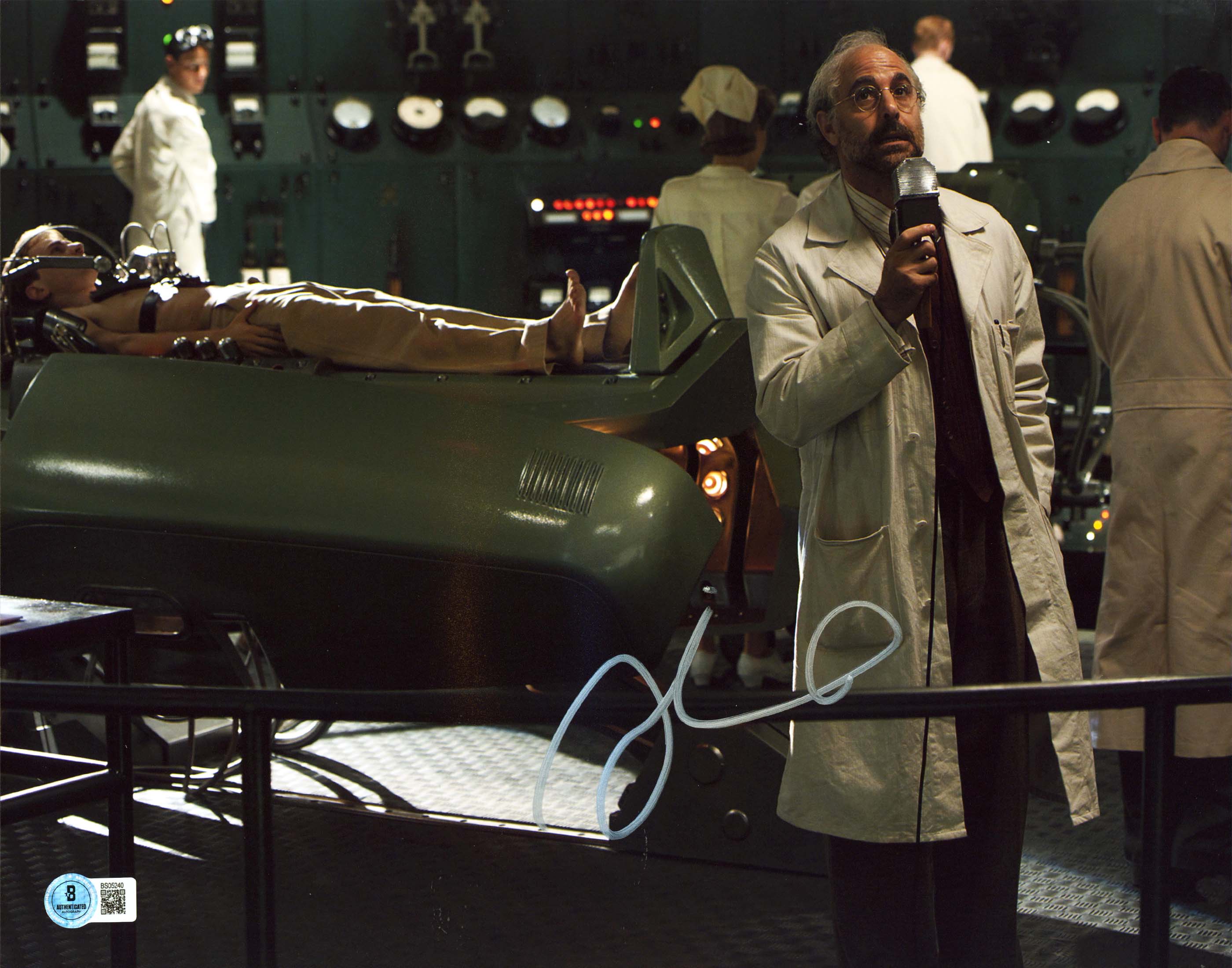 Stanley Tucci Captain America Signed 11x14 Horizontal Photo BAS #BS05240