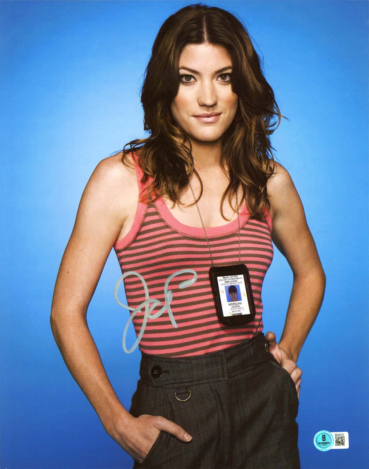 Jennifer Carpenter Dexter Authentic Signed 11x14 Vertical Photo BAS #BS05215