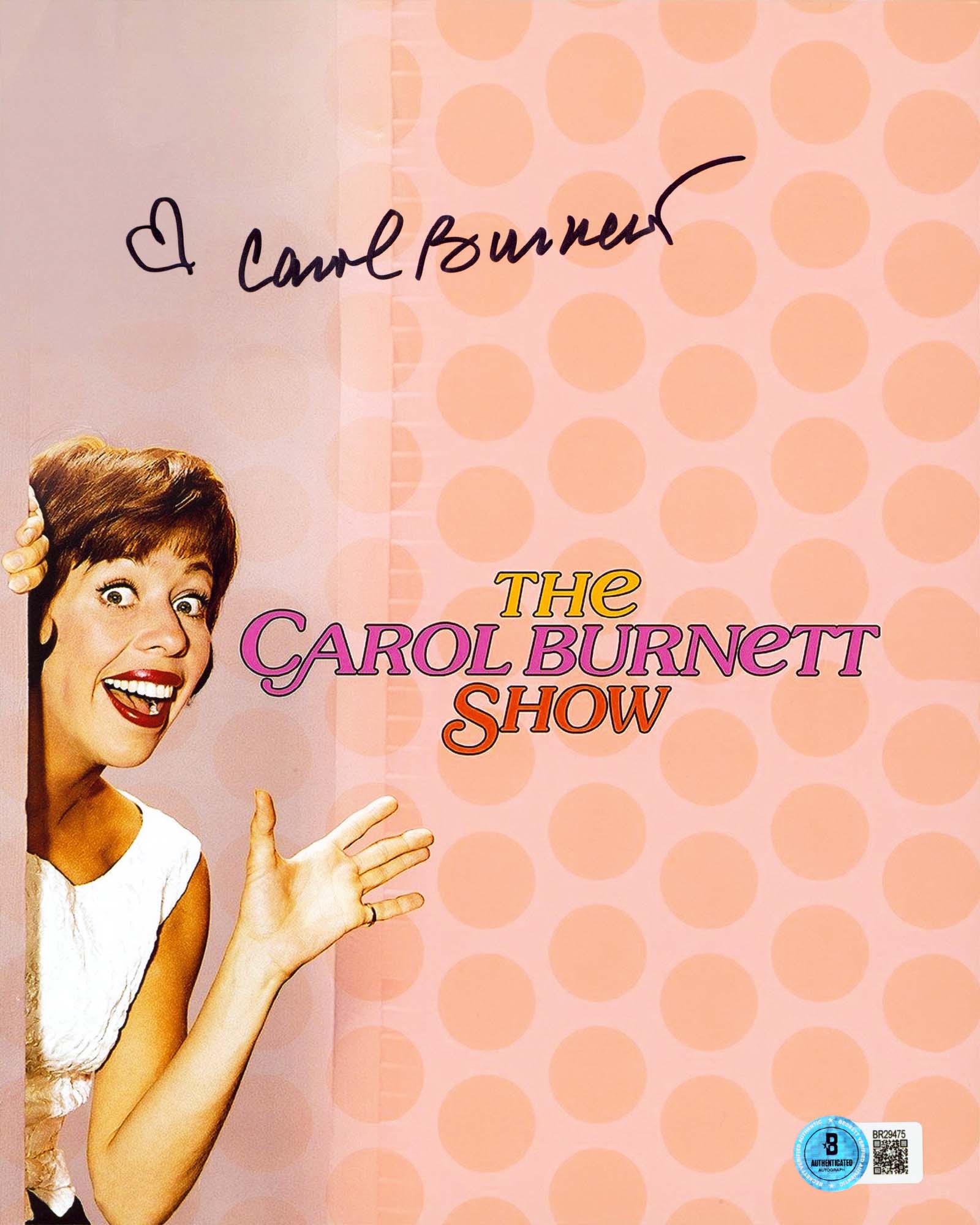 Carol Burnett Authentic Signed 8x10 Vertical Photo Autographed BAS 10
