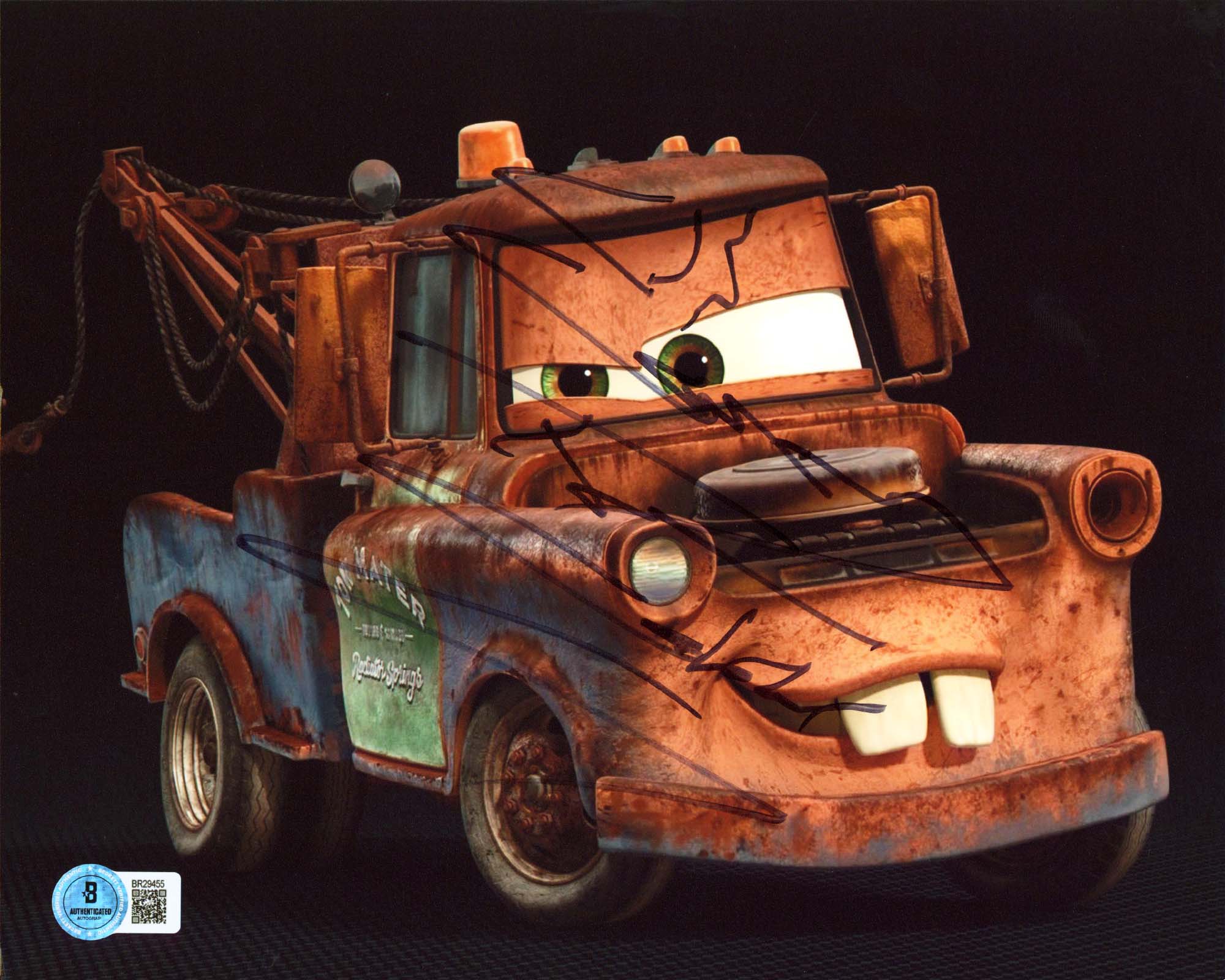 Larry The Cable Guy Cars Authentic Signed 8x10 Horizontal Photo BAS 2