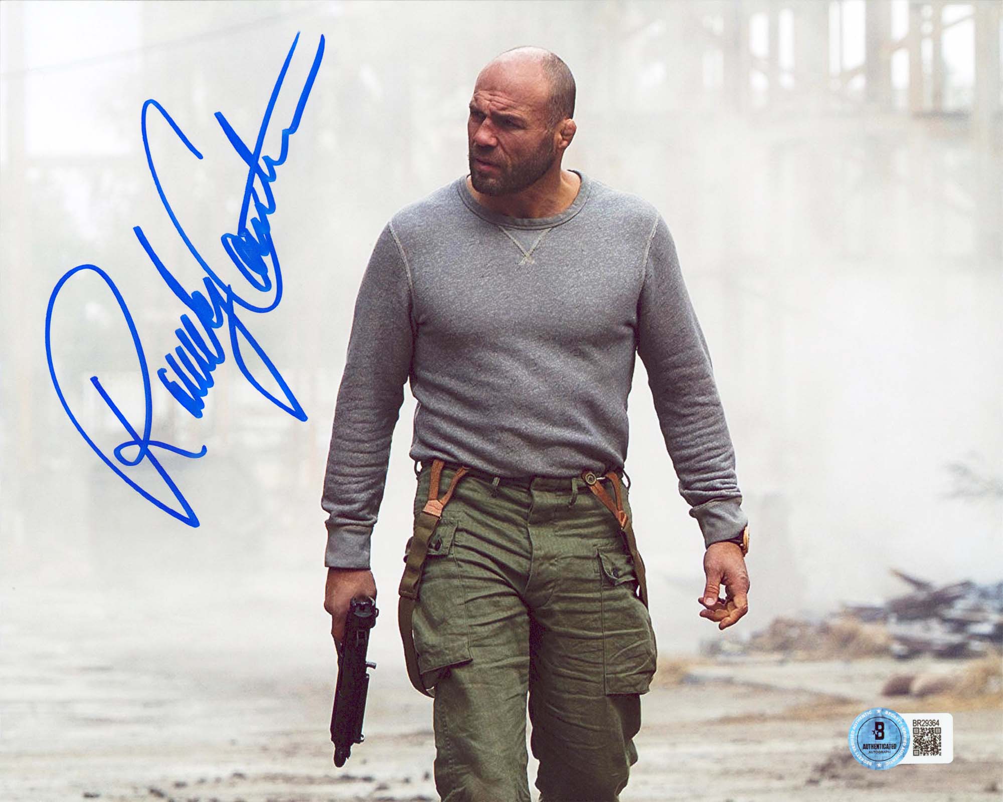Randy Couture The Expendables 2 Authentic Signed 8x10 Photo BAS #BR29364