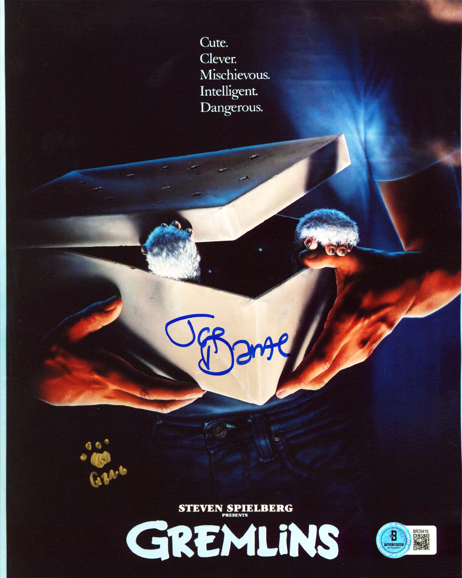 Joe Dante Gremlins "Gizmo" Authentic Signed 8x10 Vertical Photo BAS #BR29416