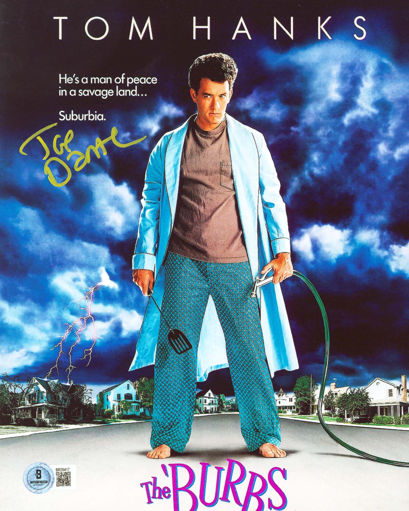 Joe Dante The Burbs Authentic Signed 8x10 Vertical Photo BAS #BR29417