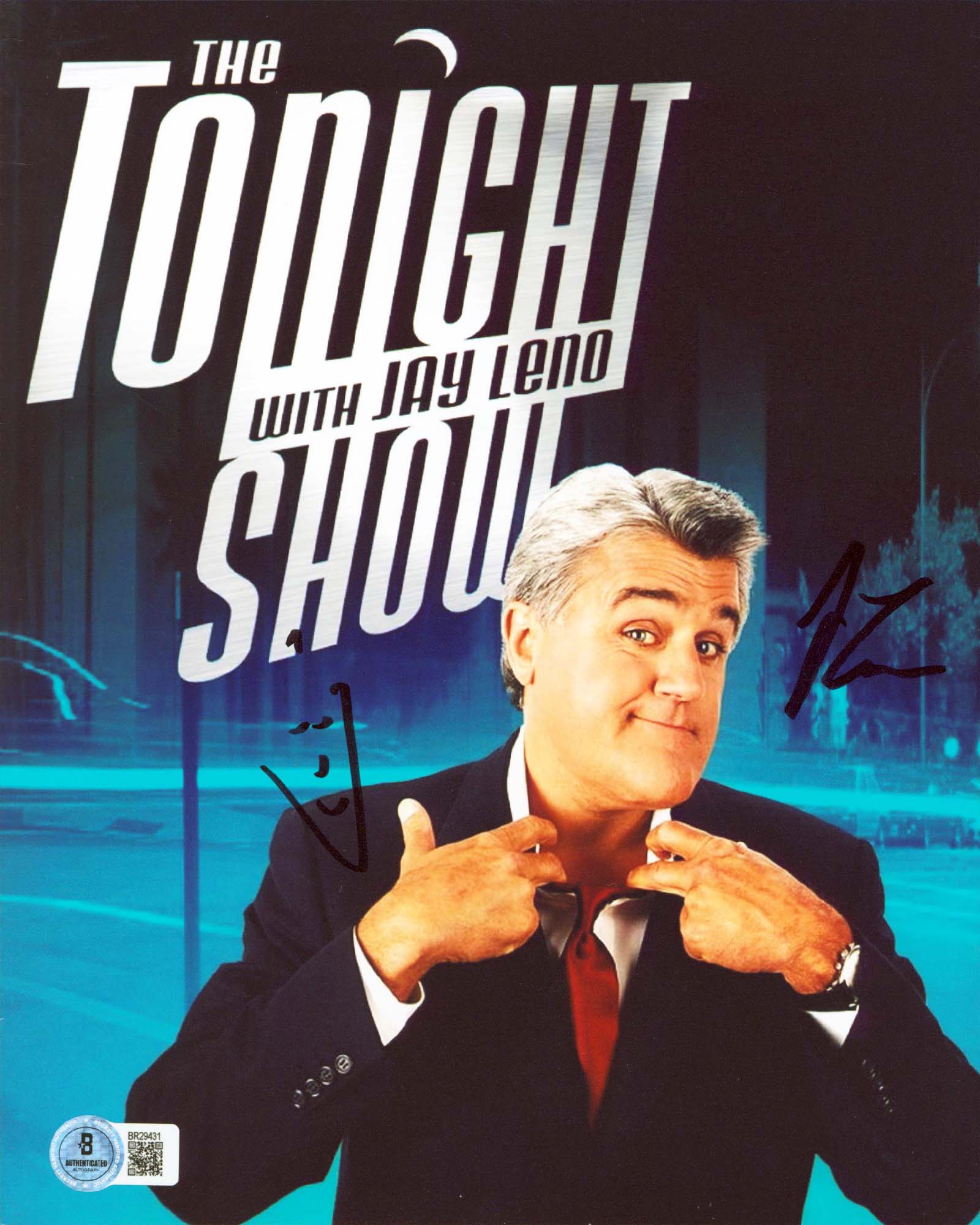 Jay Leno The Tonight Show Authentic Signed 8x10 Vertical Photo BAS #BR29431