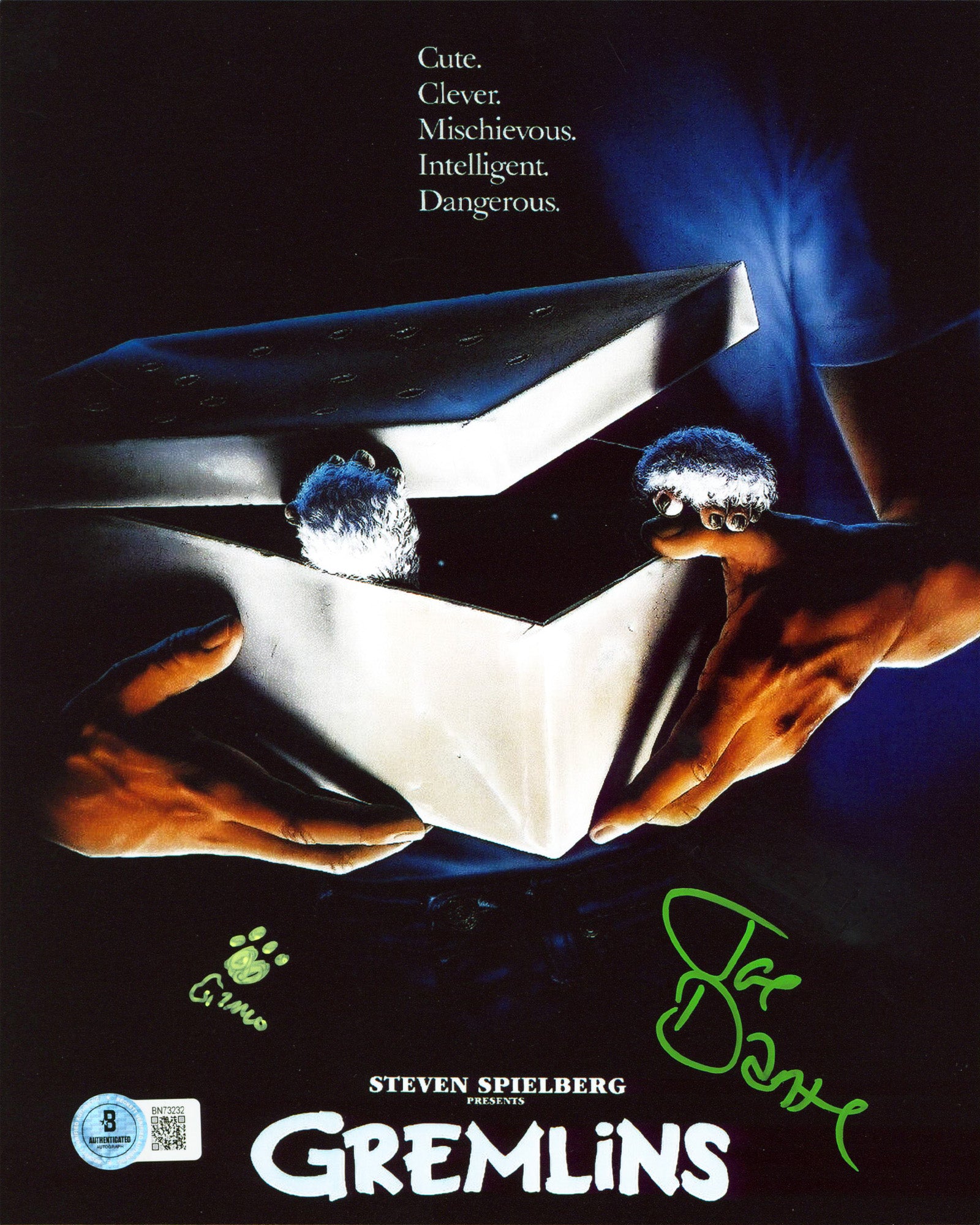 Joe Dante Gremlins "Gizmo" Authentic Signed 8x10 Vertical Photo BAS #BN73232