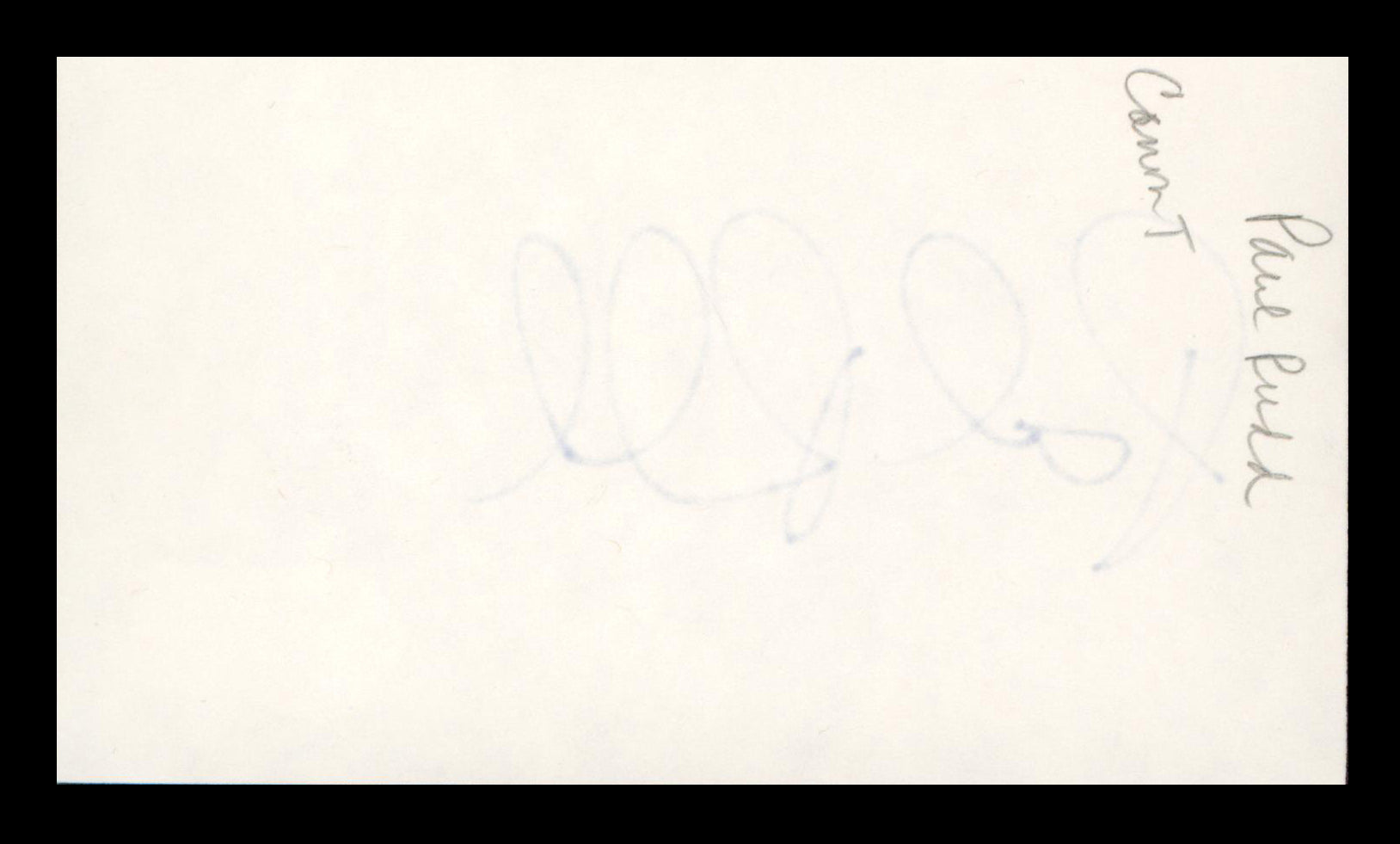 Paul Rudd Ant-Man Authentic Signed 3x5 Index Card Autographed BAS