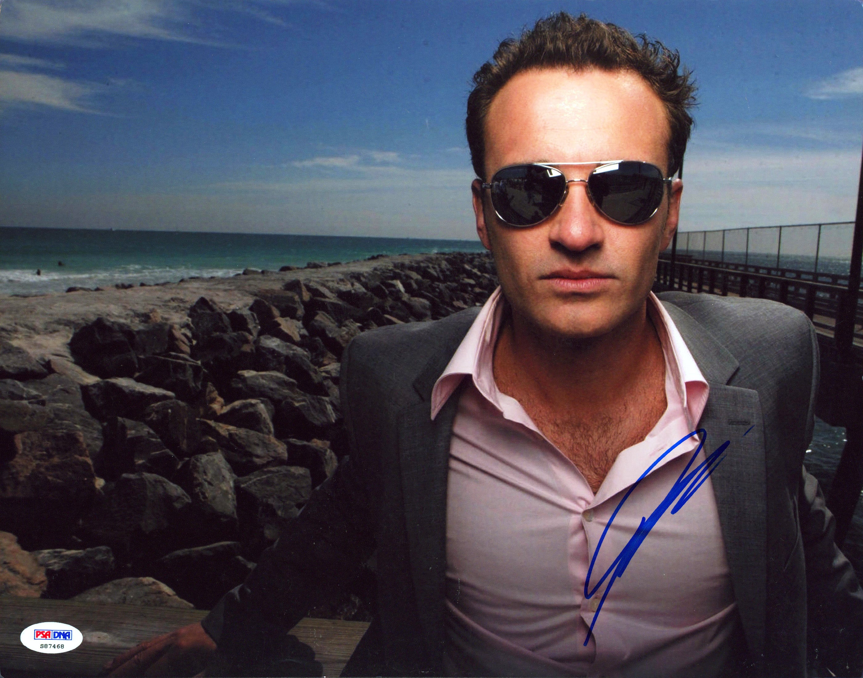 Julian McMahon Nip/Tuck Authentic Signed 11x14 Horizontal Photo PSA/DNA #S87468