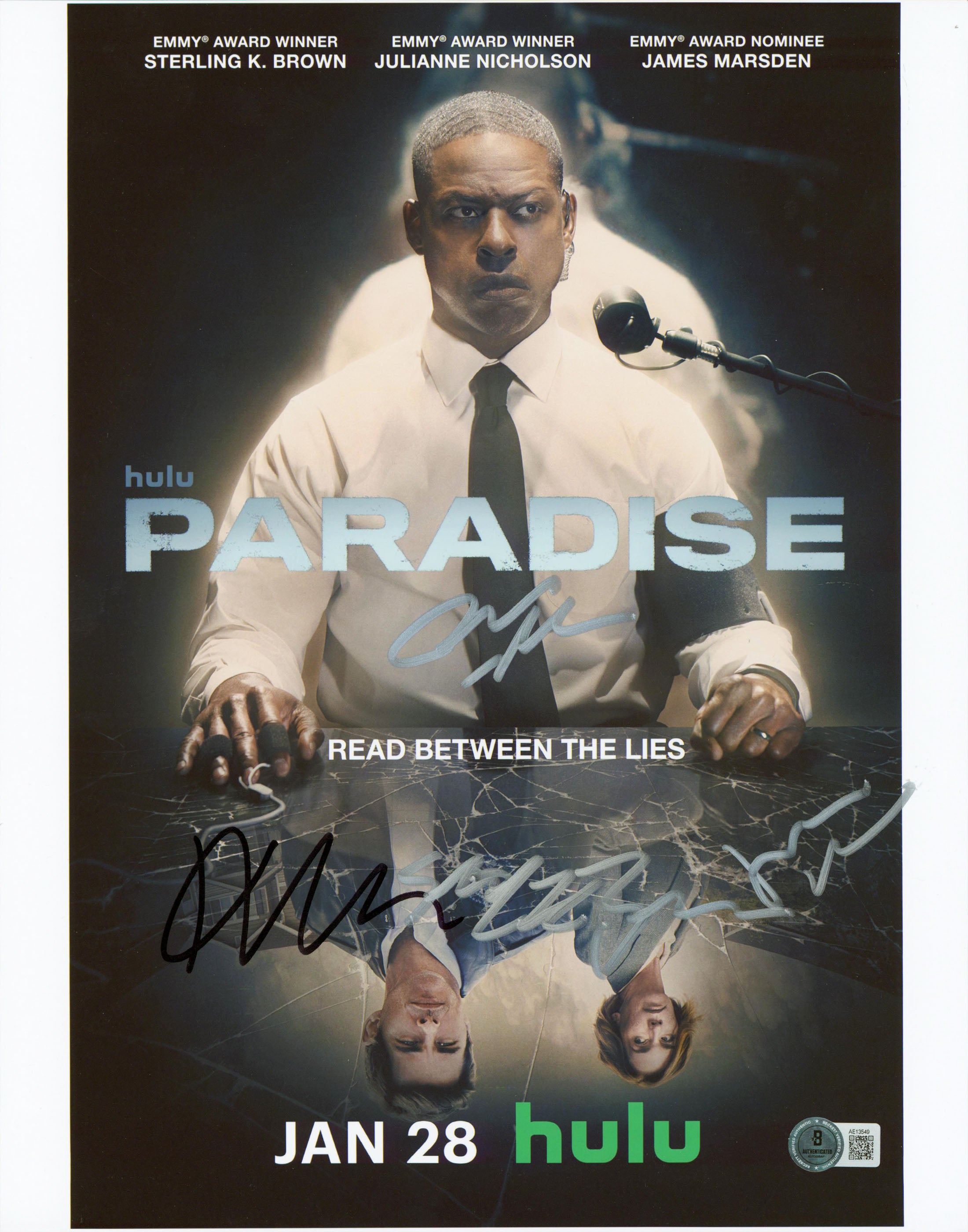 Paradise (4) Brown, Marsden, Nicholson, Marshall Signed 11x14 Photo BAS #AE13549