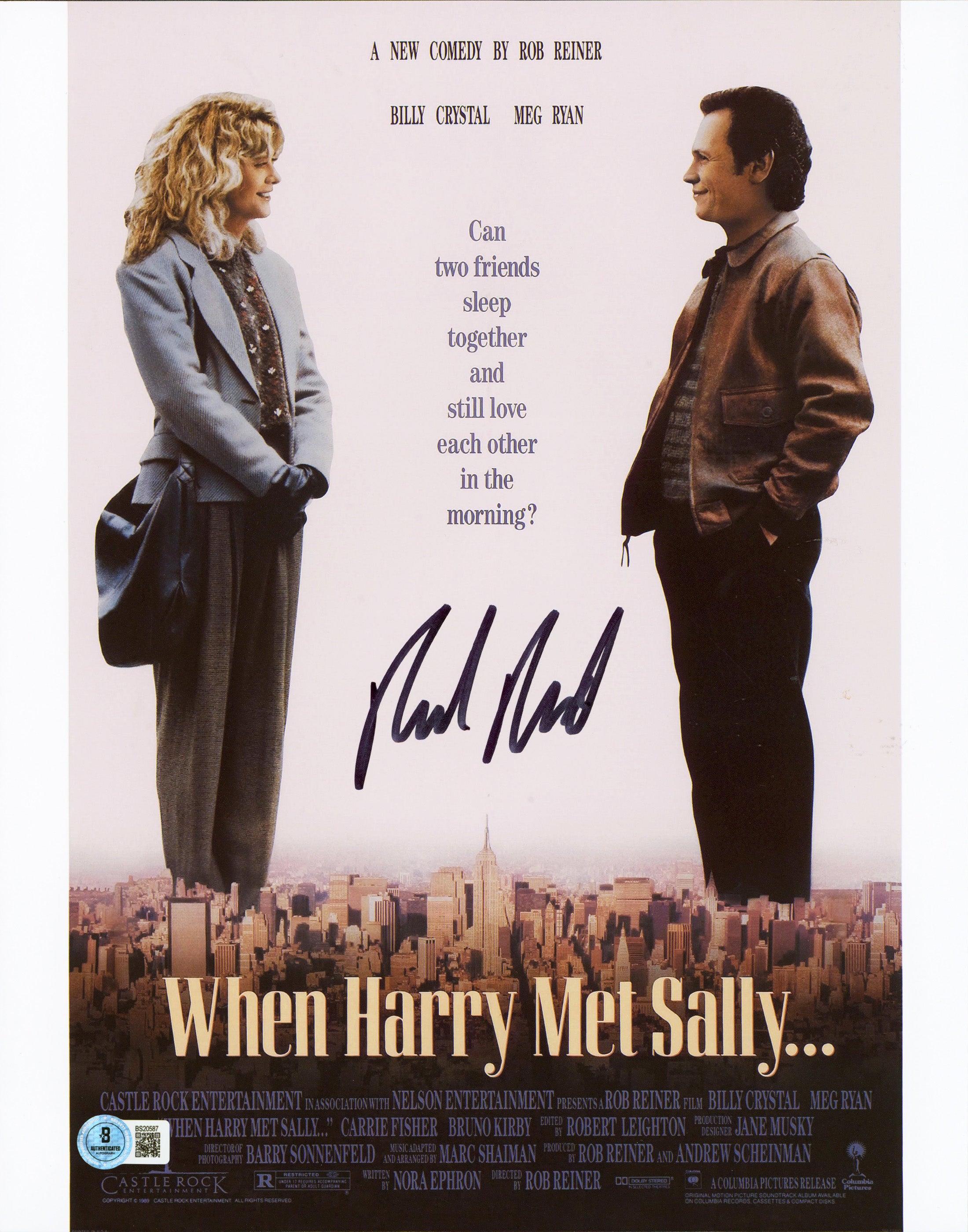 Rob Reiner When Harry Met Sally Authentic Signed 11x14 Photo BAS #BS20587
