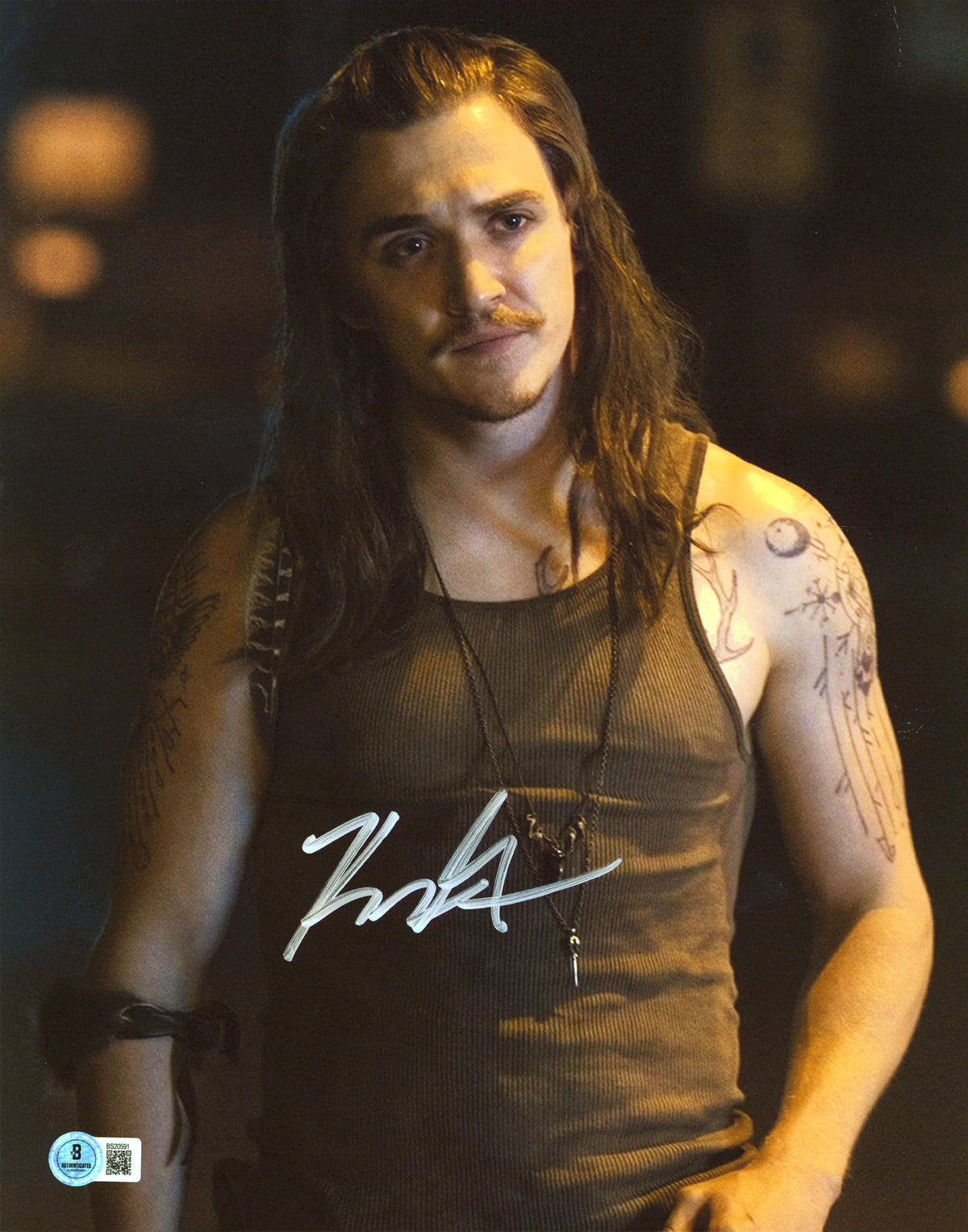 Kyle Gallner Interrogation Authentic Signed 11x14 Vertical Photo BAS #BS20591