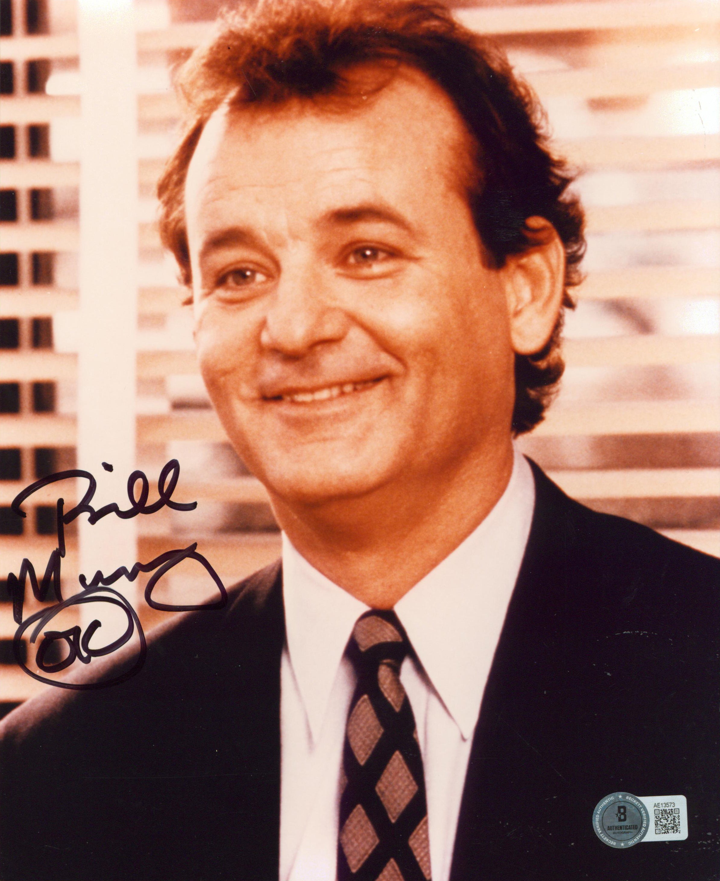 Bill Murray Groundhog Day Authentic Signed 8x10 Photo Autographed BAS #AE13573