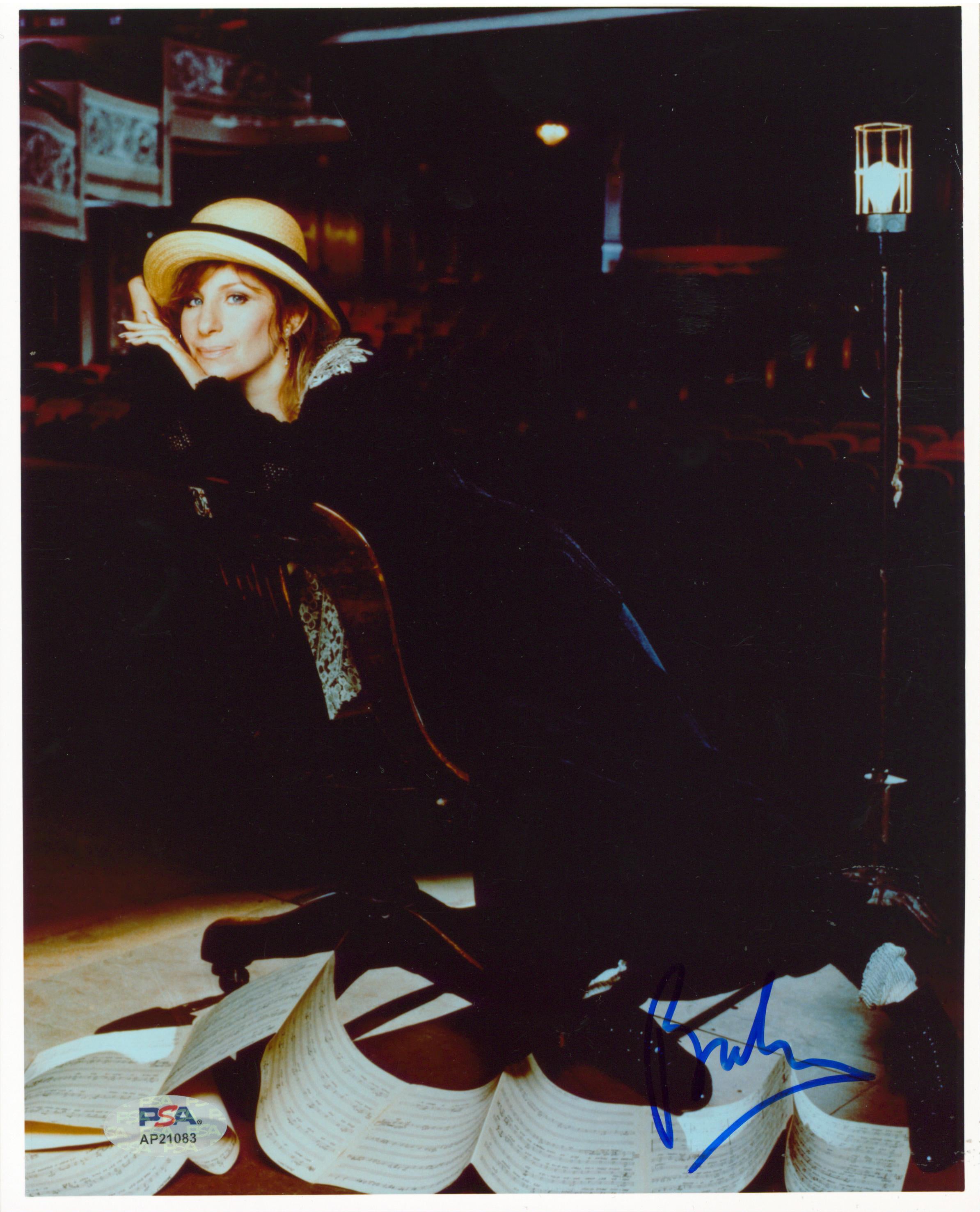 Barbra Streisand Funny Girl Authentic Signed 8x10 Photo PSA/DNA #AP21083