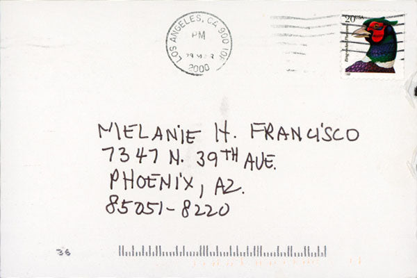 Doris Roberts "Melanie, All The Best" Signed 4x5.75 Postcard BAS #BS29335