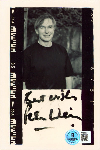 Pete Weir Director Authentic Signed 4x6 Photo Autographed BAS #BS29311