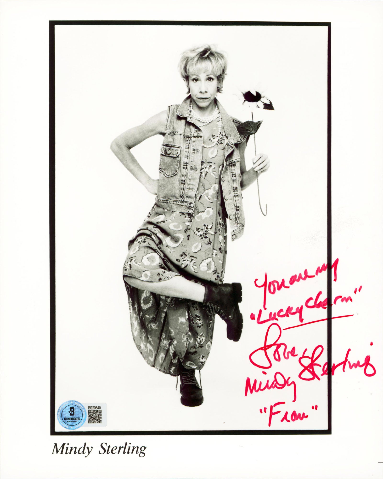 Mindy Sterling Austin Powers "You Are My Lucky.." Signed 8x10 Photo BAS #BS20640