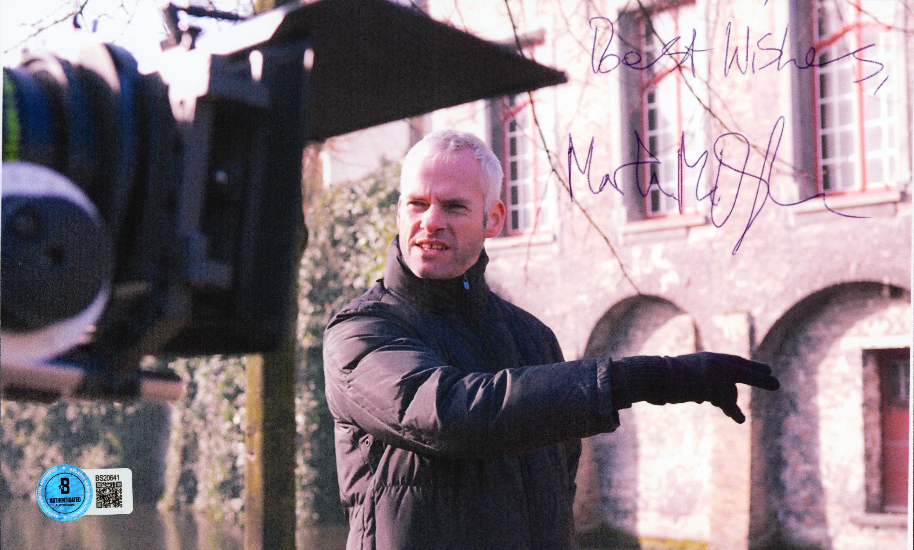 Martin McDonagh Filmmaker "Best Wishes" Authentic Signed 6x10 Photo BAS #BS20641