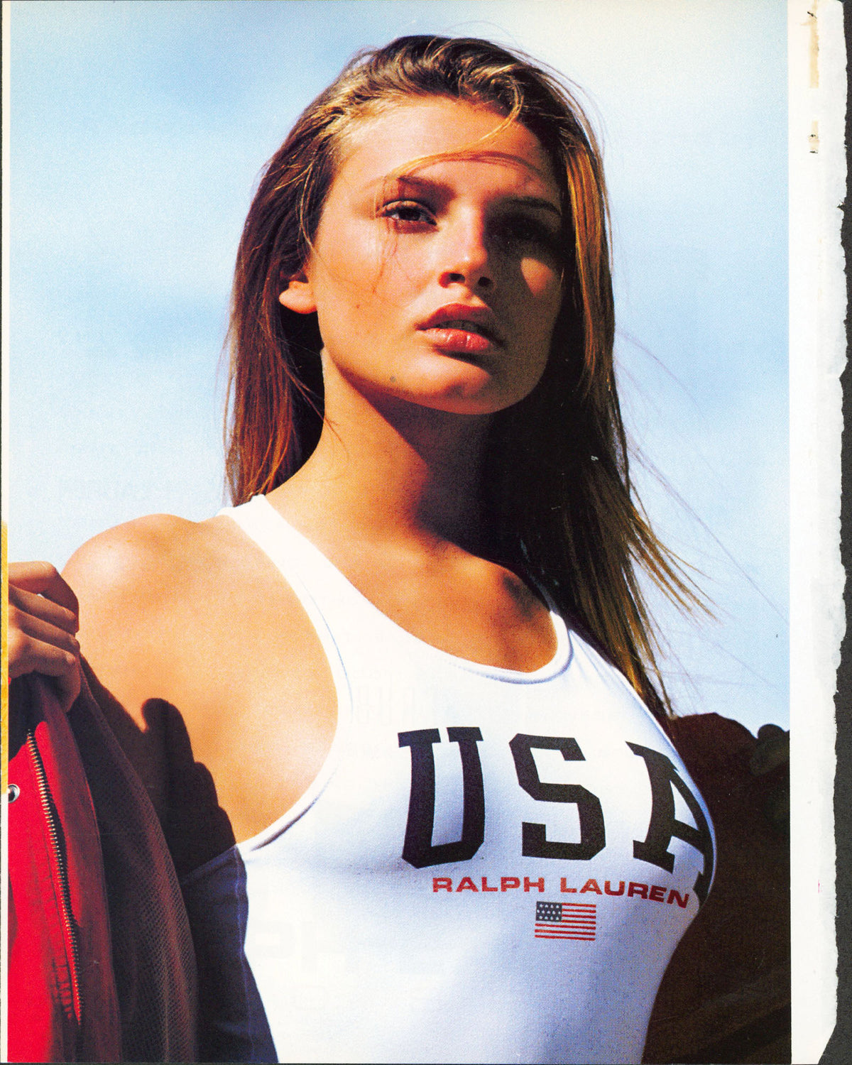 Nikki Taylor Authentic Signed March 1996 Mademoiselle Magazine Cover BAS#BS20750