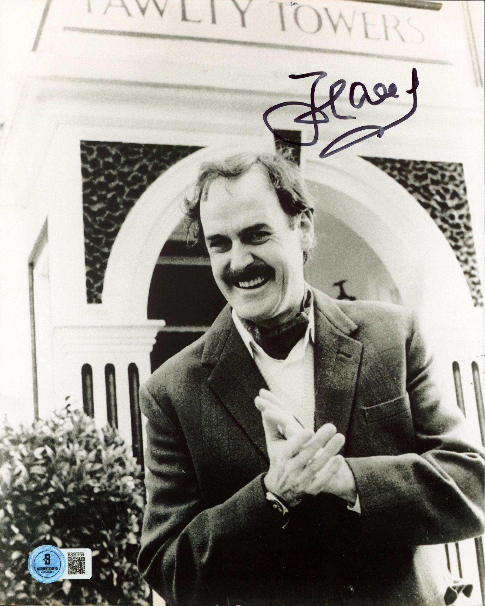 John Cleese Fawlty Towers Authentic Signed 8x10 Vertical Photo BAS #BS20756