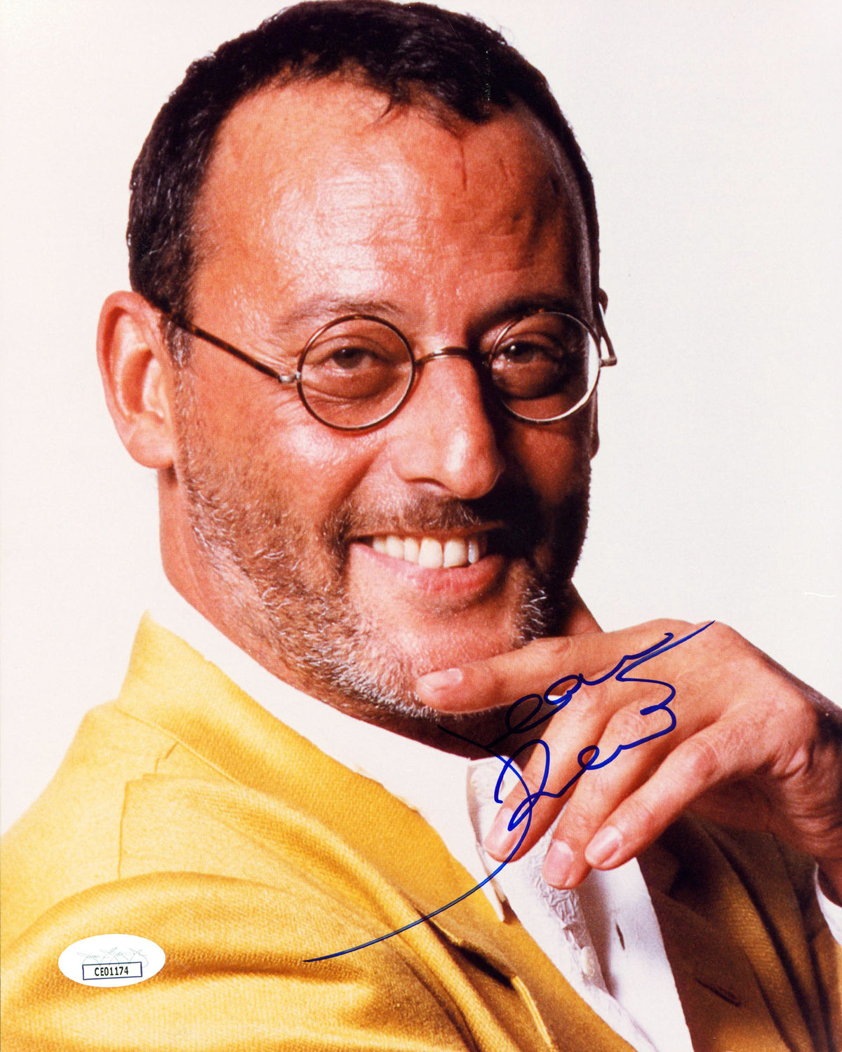 Jean Reno Leon The Professional Signed 8x10 Vertical Photo JSA #CE01174