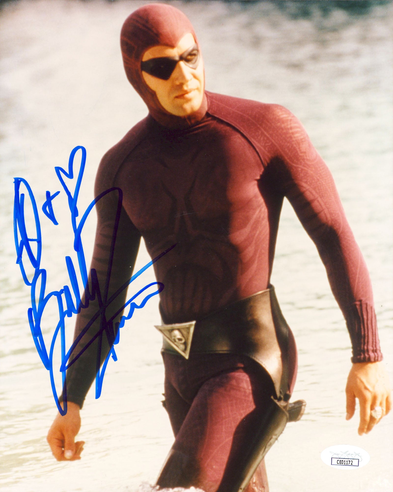 Billy Zane The Phantom Authentic Signed 8x10 Vertical Photo JSA #CE01172
