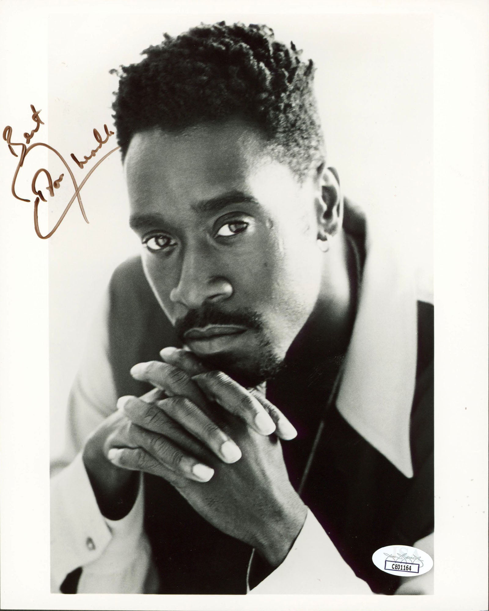 Don Cheadle Miles Ahead "Best" Authentic Signed 8x10 Vertical Photo JSA #CE01164